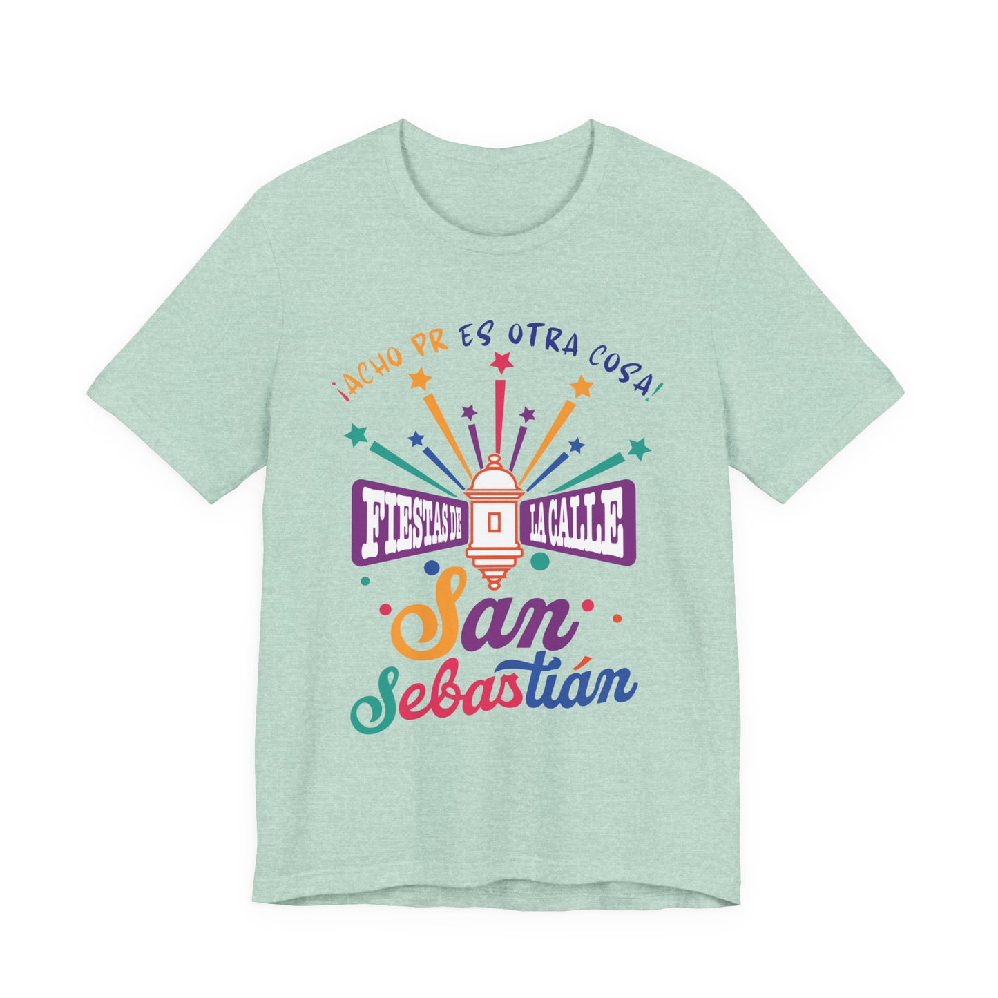 Camiseta Unisex ACHO PR Es Otra Cosa SANSE 2026 Puerto Rico PR Shirts Fiestas de la Calle San Sebastián Mint | 4everBoricua