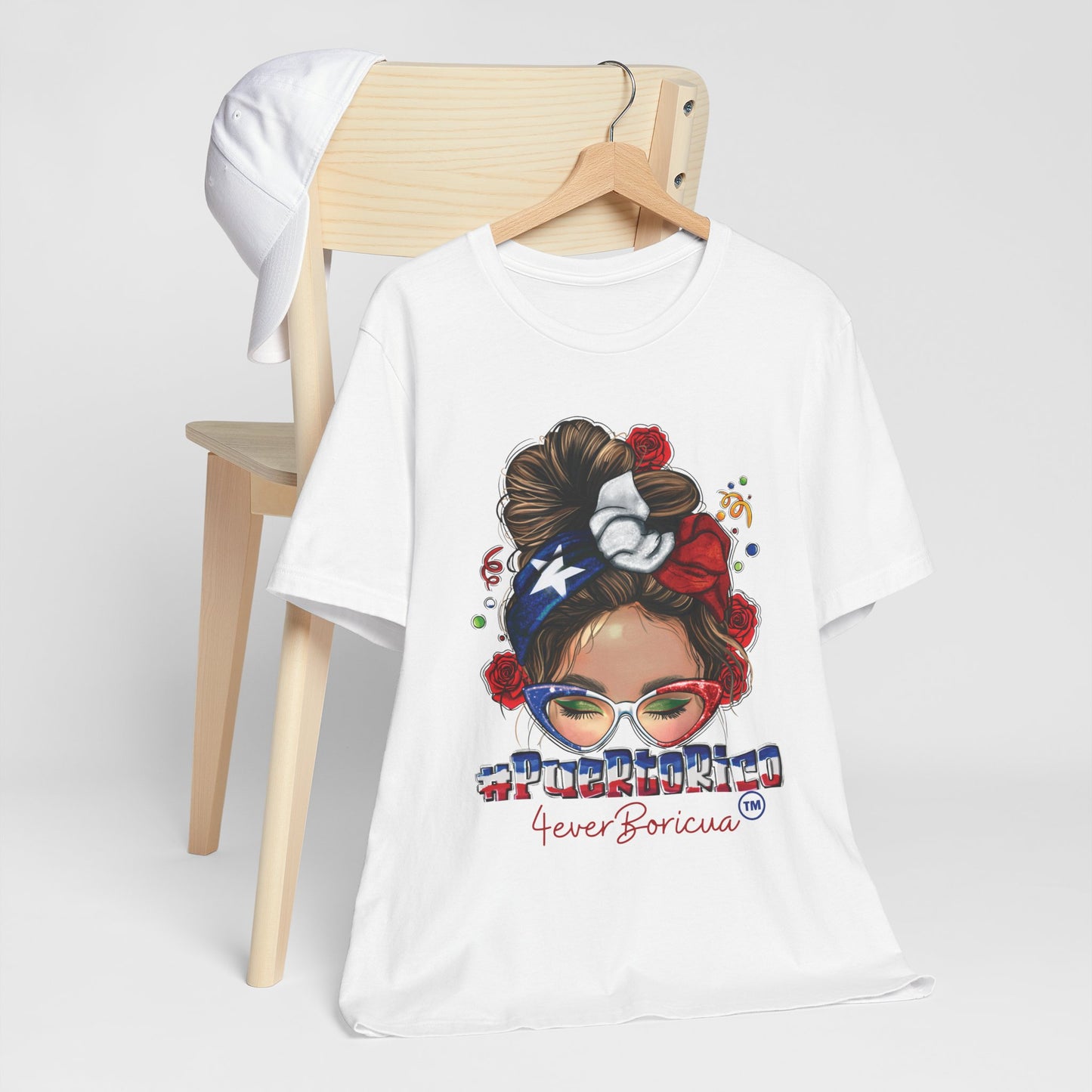 CAMISETAS PR UNISEX BORICUA PUERTO RICAN WOMAN T-SHIRT|4EVERBORICUA