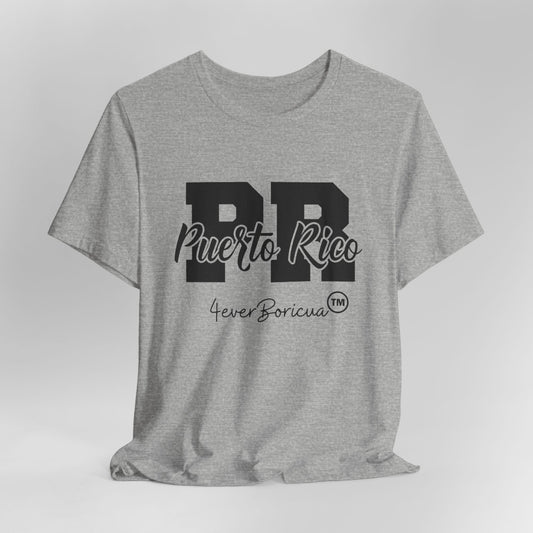 CAMISETAS PR PUERTO RICO UNISEX GRAY COLOR T-SHIRT | 4EVERBORICUA