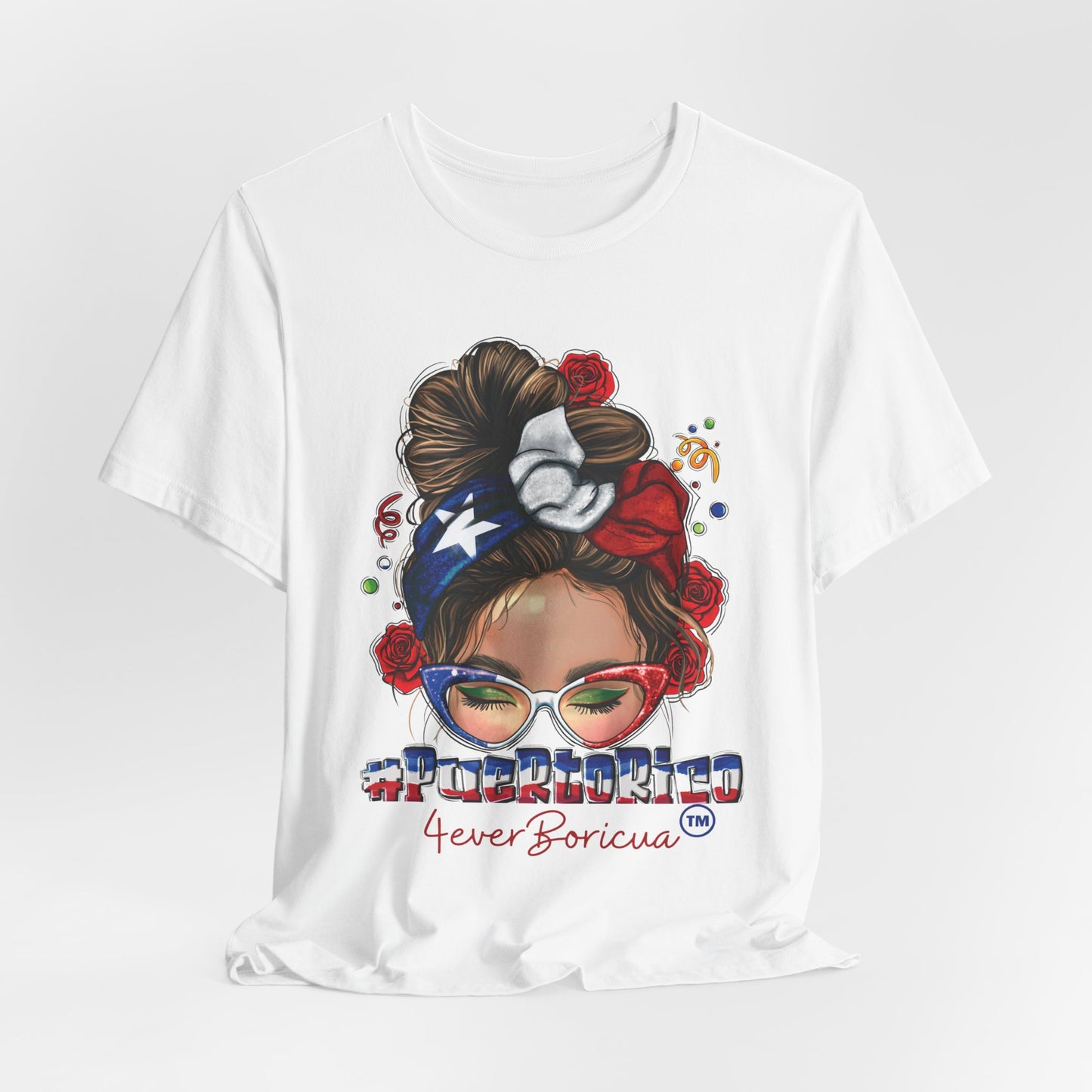 CAMISETAS PR UNISEX BORICUA PUERTO RICAN WOMAN T-SHIRT|4EVERBORICUA