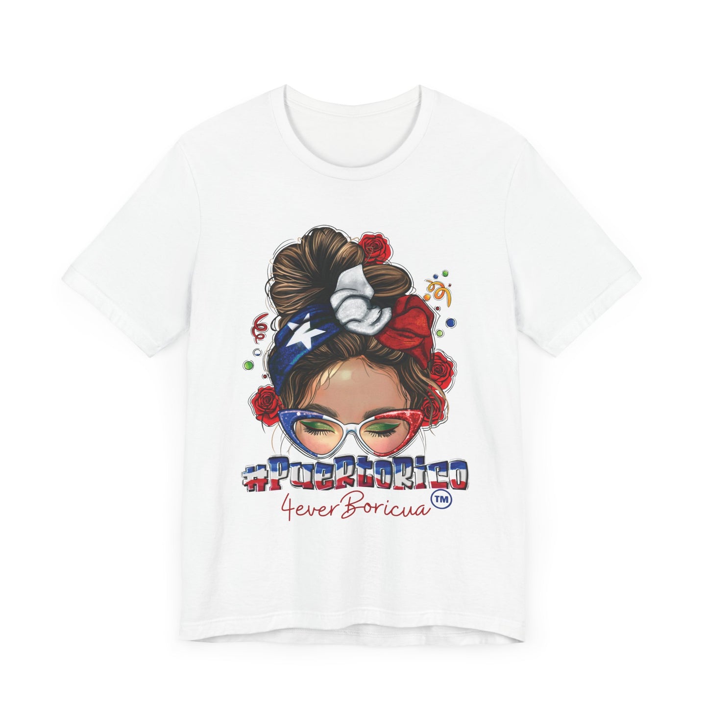 CAMISETAS PR UNISEX BORICUA PUERTO RICAN WOMAN T-SHIRT|4EVERBORICUA