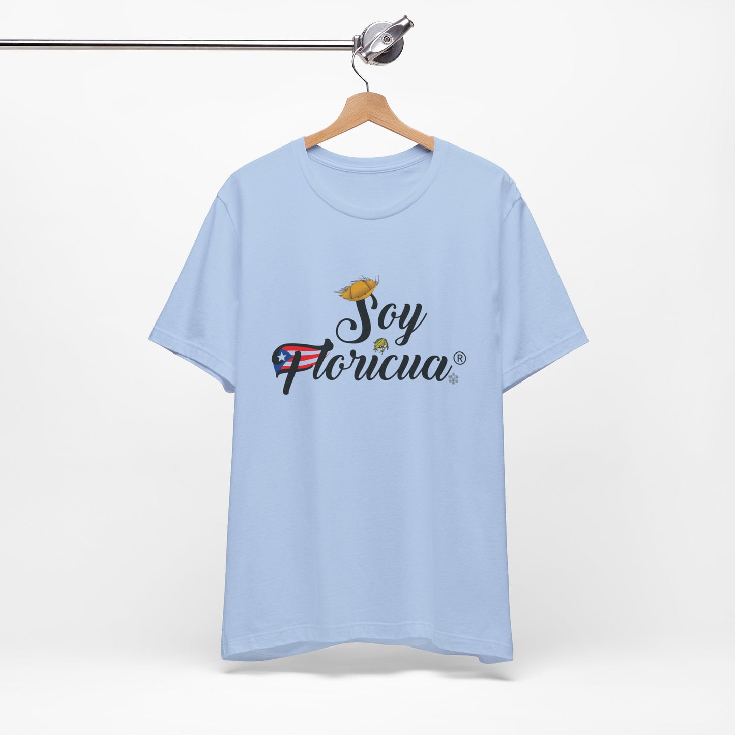 CAMISETA OFICIAL SOY FLORICUA MARCA REGISTRADA BABY BLUE |4EVERBORICUA