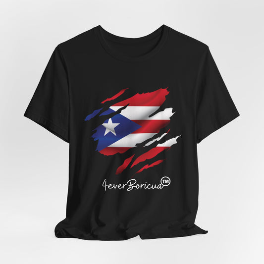 CAMISETAS PR UNISEX PUERTO RICAN FLAG T-SHIRT | 4EVERBORICUA