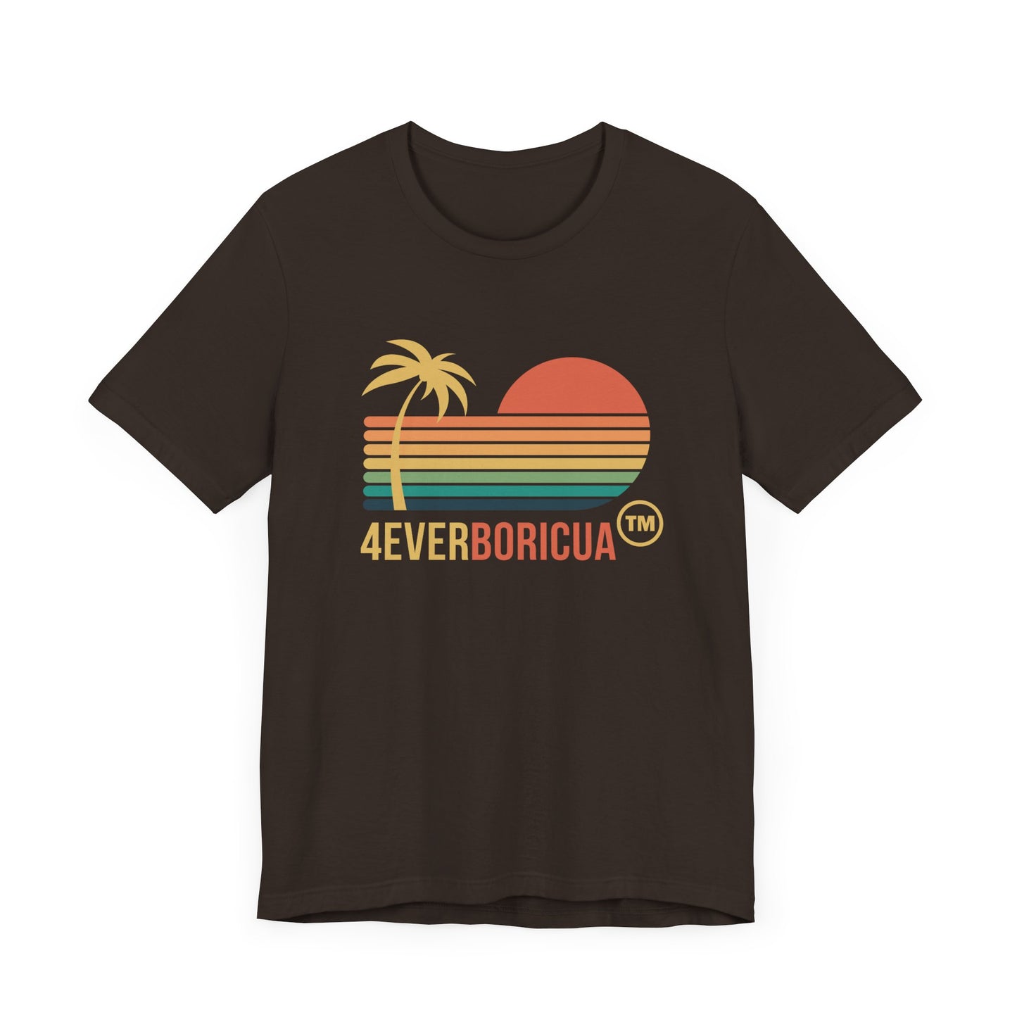 CAMISETAS PR PUERTO RICO RETRO COLORS SHIRT UNISEX| 4EVERBORICUA