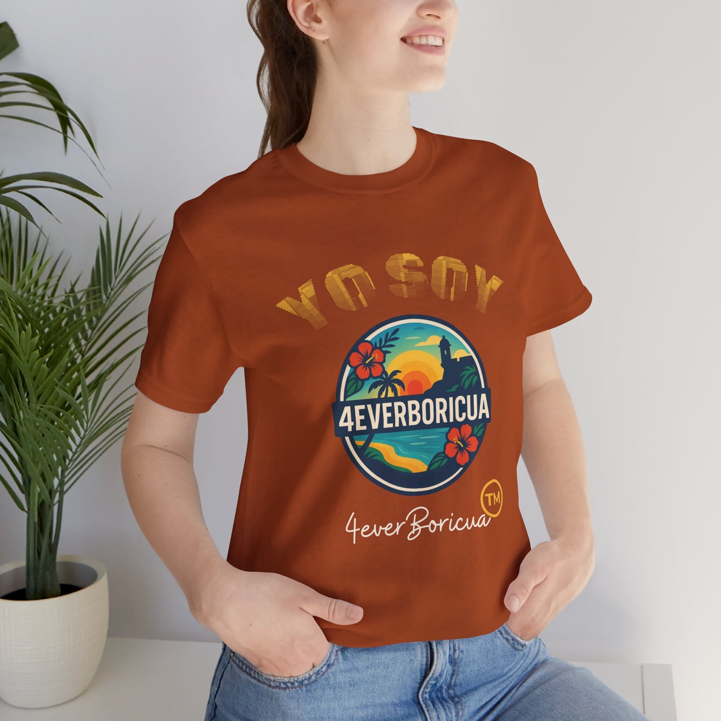 Camiseta Puerto Rico YO SOY 4EVERBORICUA Shirt Boricua Pride Tee | Autumn