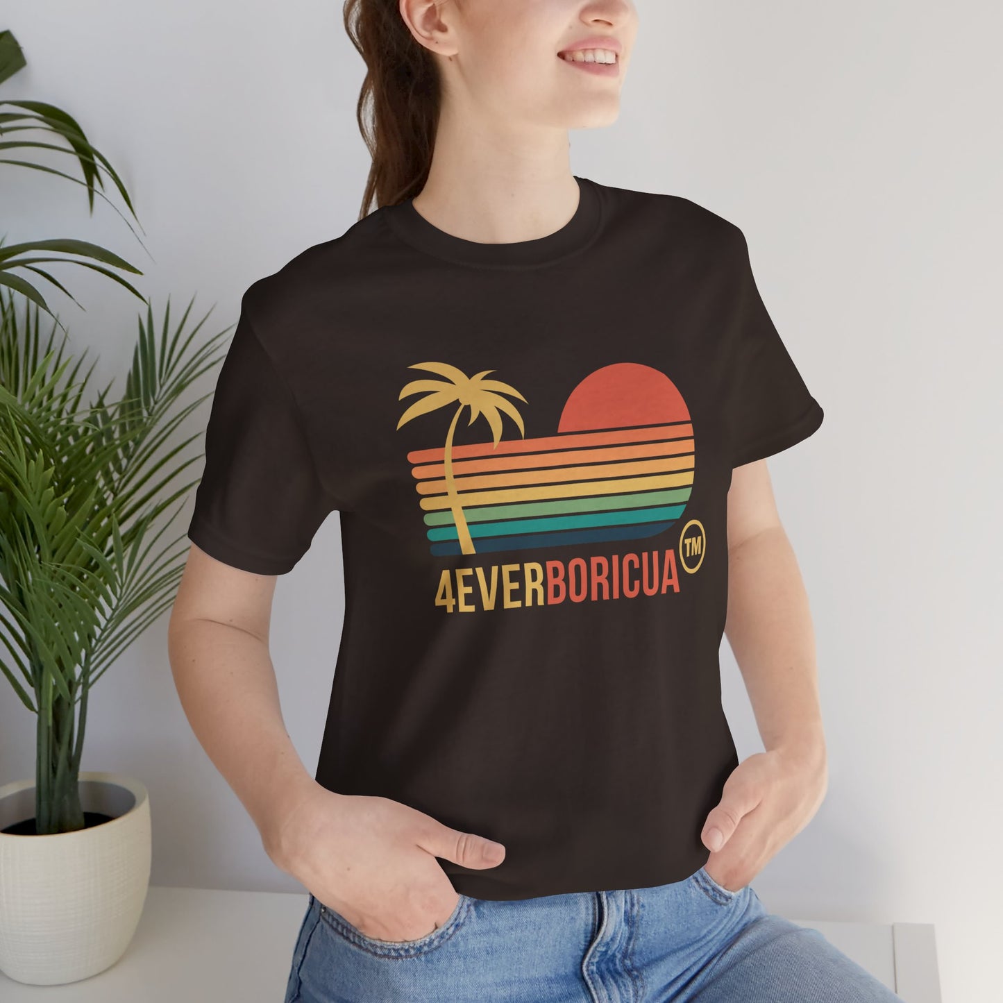 CAMISETAS PR PUERTO RICO RETRO COLORS SHIRT UNISEX| 4EVERBORICUA