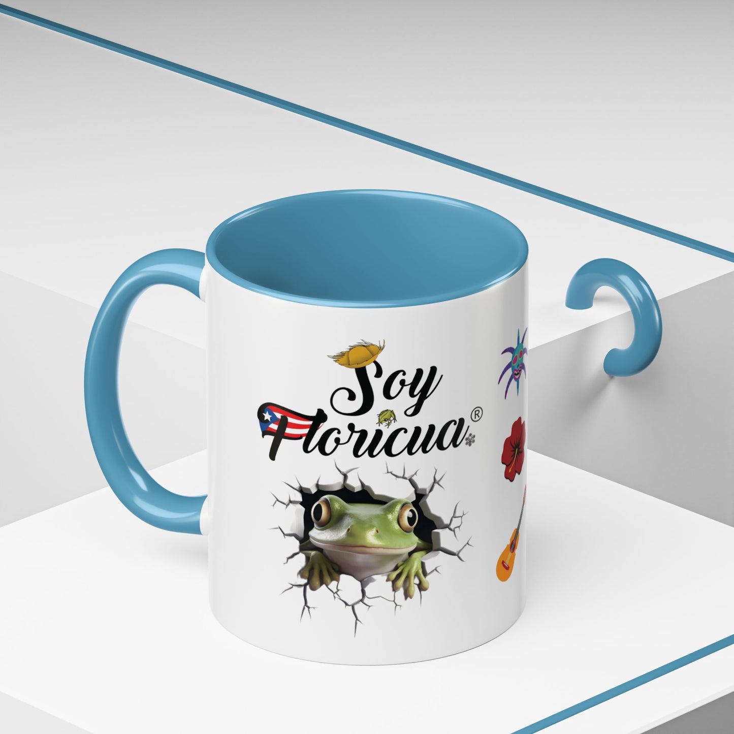 TAZA PUERTO RICO FLORIDA DIÁSPORA - SOY FLORICUA MUG|4EVERBORICUA