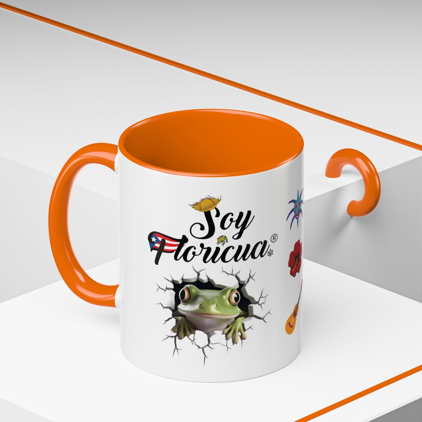 TAZA PUERTO RICO FLORIDA DIÁSPORA - SOY FLORICUA MUG|4EVERBORICUA