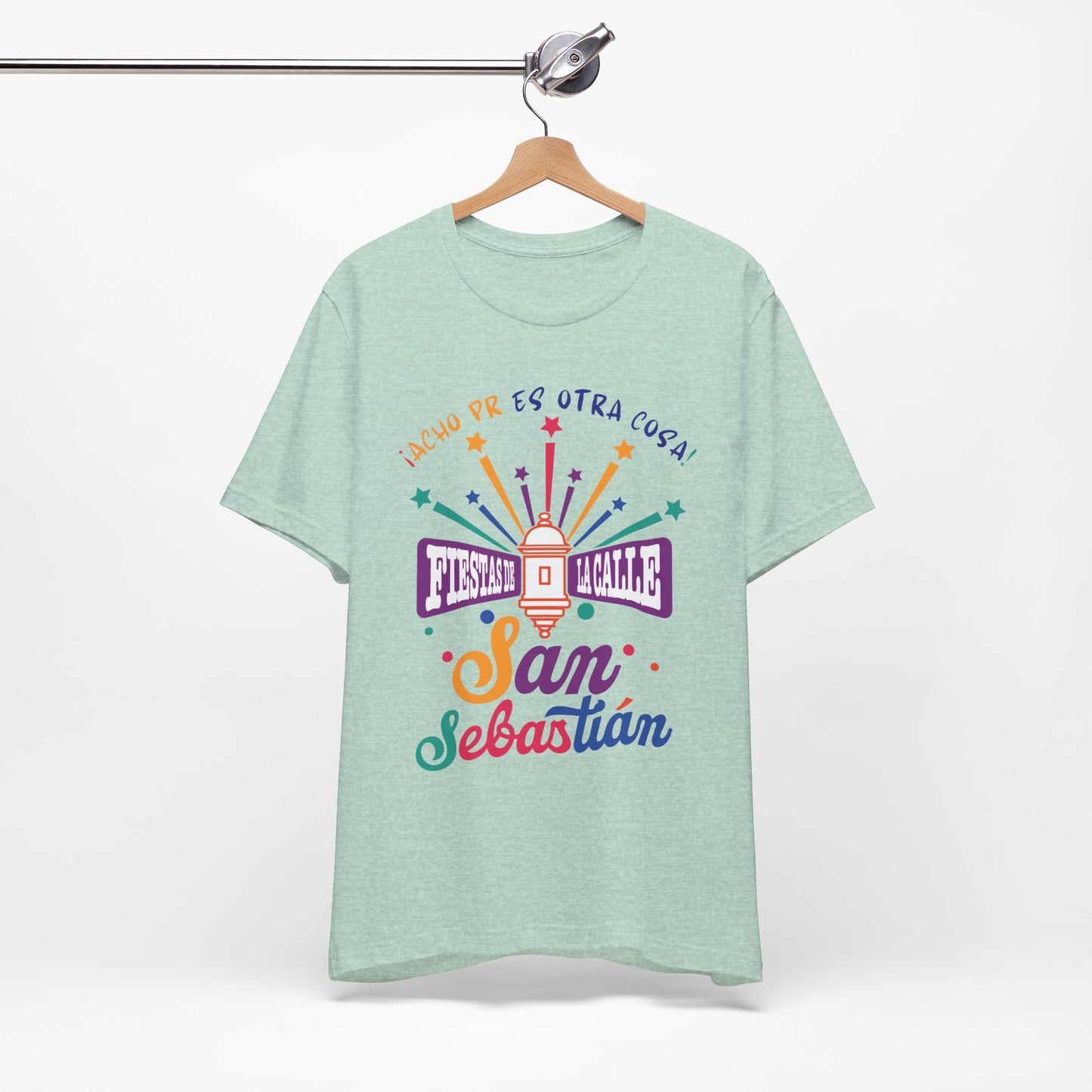 Camiseta Unisex ACHO PR Es Otra Cosa SANSE 2026 Puerto Rico PR Shirts Fiestas de la Calle San Sebastián Mint | 4everBoricua