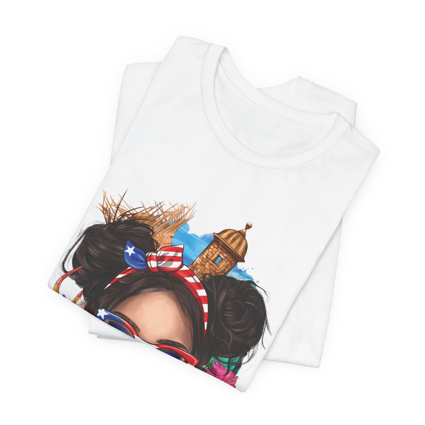 CAMISETA PUERTO RICO PROUD PUERTO RICAN T-SHIRT White| 4EVERBORICUA