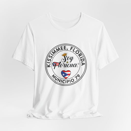 CAMISETAS PR UNISEX DIASPORA KISSIMMEE MUNICIPIO 79 T-SHIRT | 4EVERBORICUA