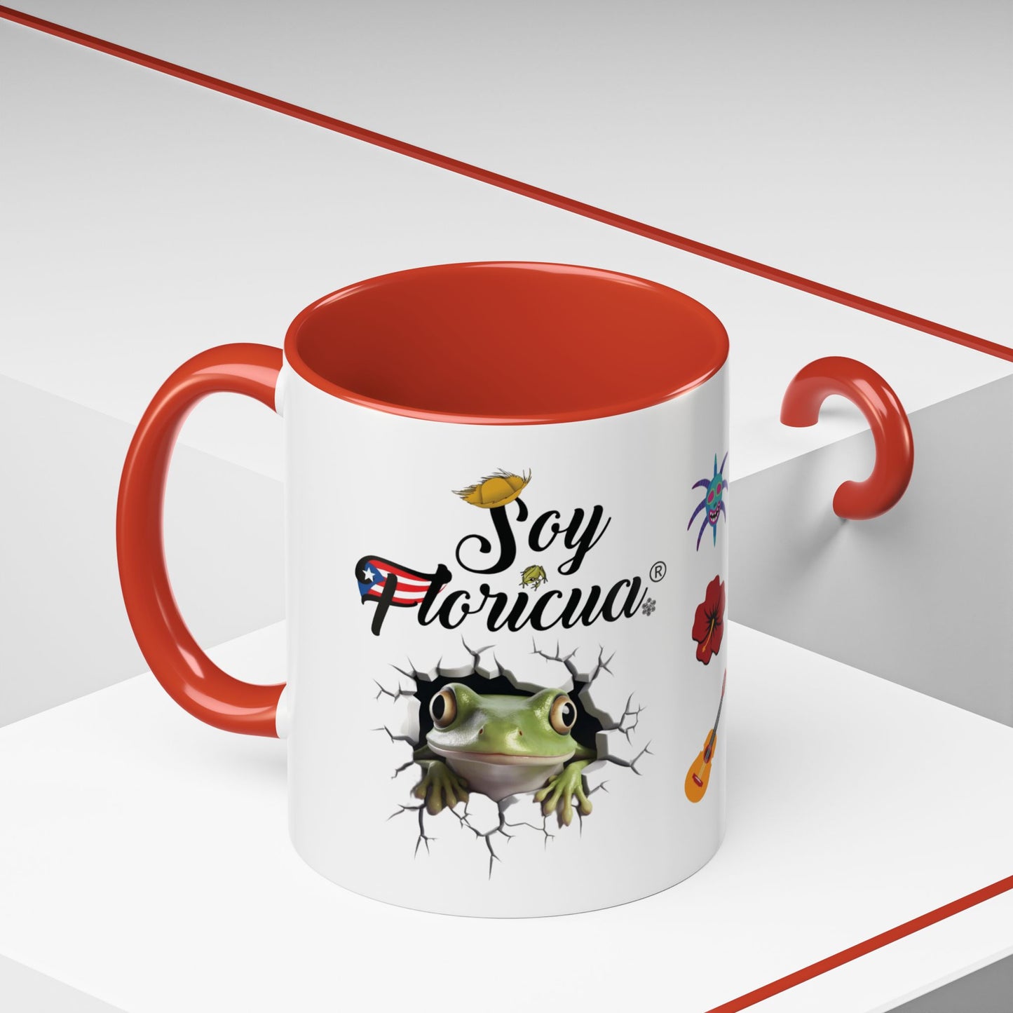 TAZA PUERTO RICO FLORIDA DIÁSPORA - SOY FLORICUA MUG|4EVERBORICUA
