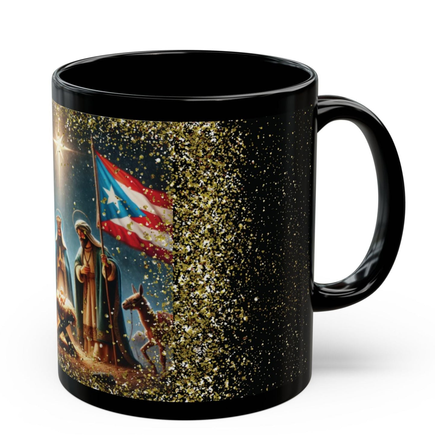 TAZA PUERTO RICO NACIMIENTO DE JESUS CON TRES REYES MUG |4EVERBORICUA
