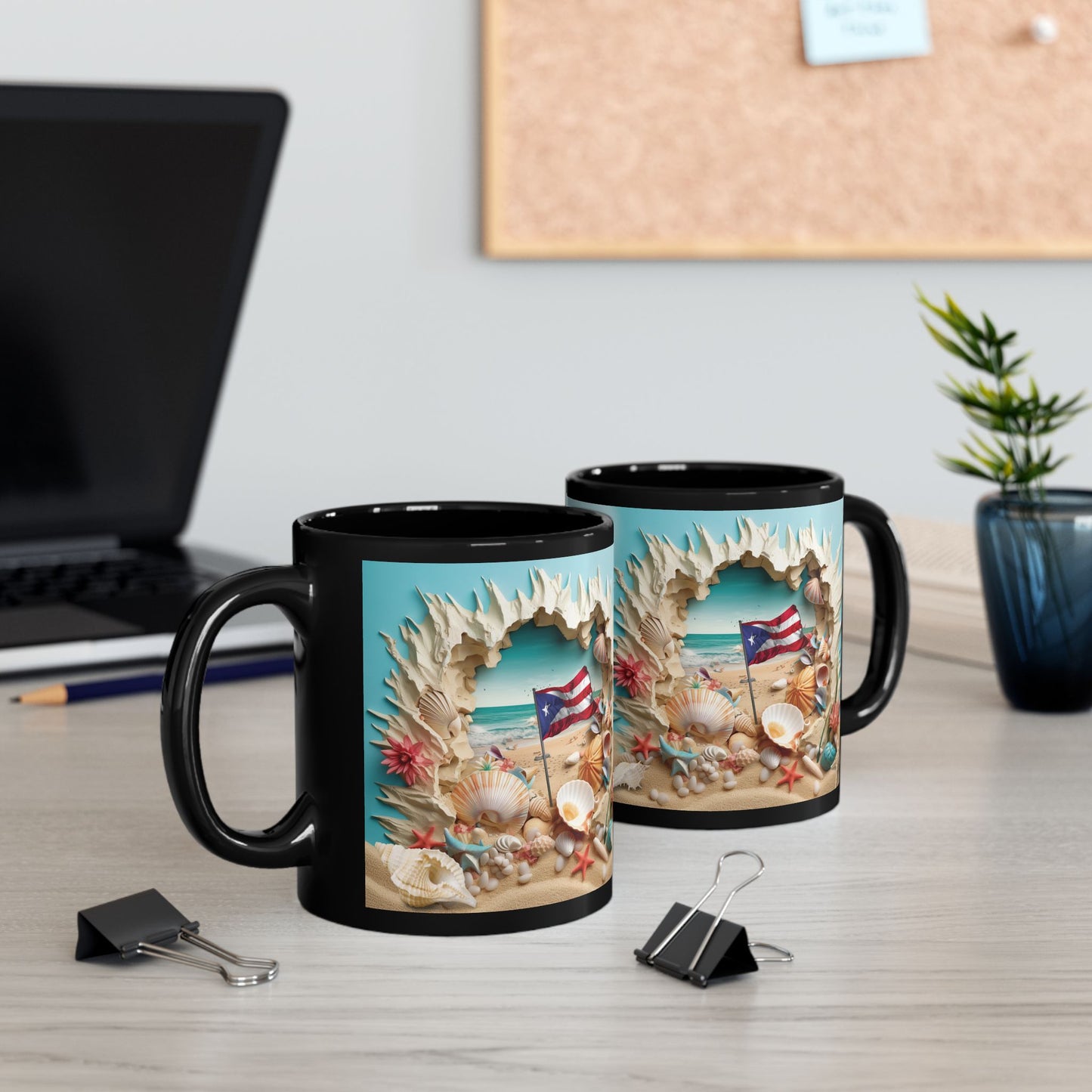 TAZA PLAYAS DE PUERTO RICO CUP COFFEE MUG | 4EVERBORICUA