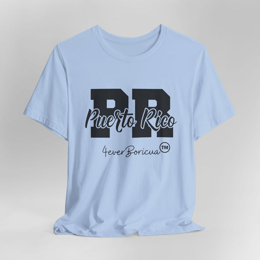 CAMISETAS PR PUERTO RICO UNISEX BABY BLUE COLOR T-SHIRT | 4EVERBORICUA