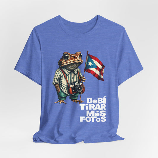 Camisetas PUERTO RICO Unisex Blue SAPO CONCHO DTMF T-shirt |4EVERBORICUA