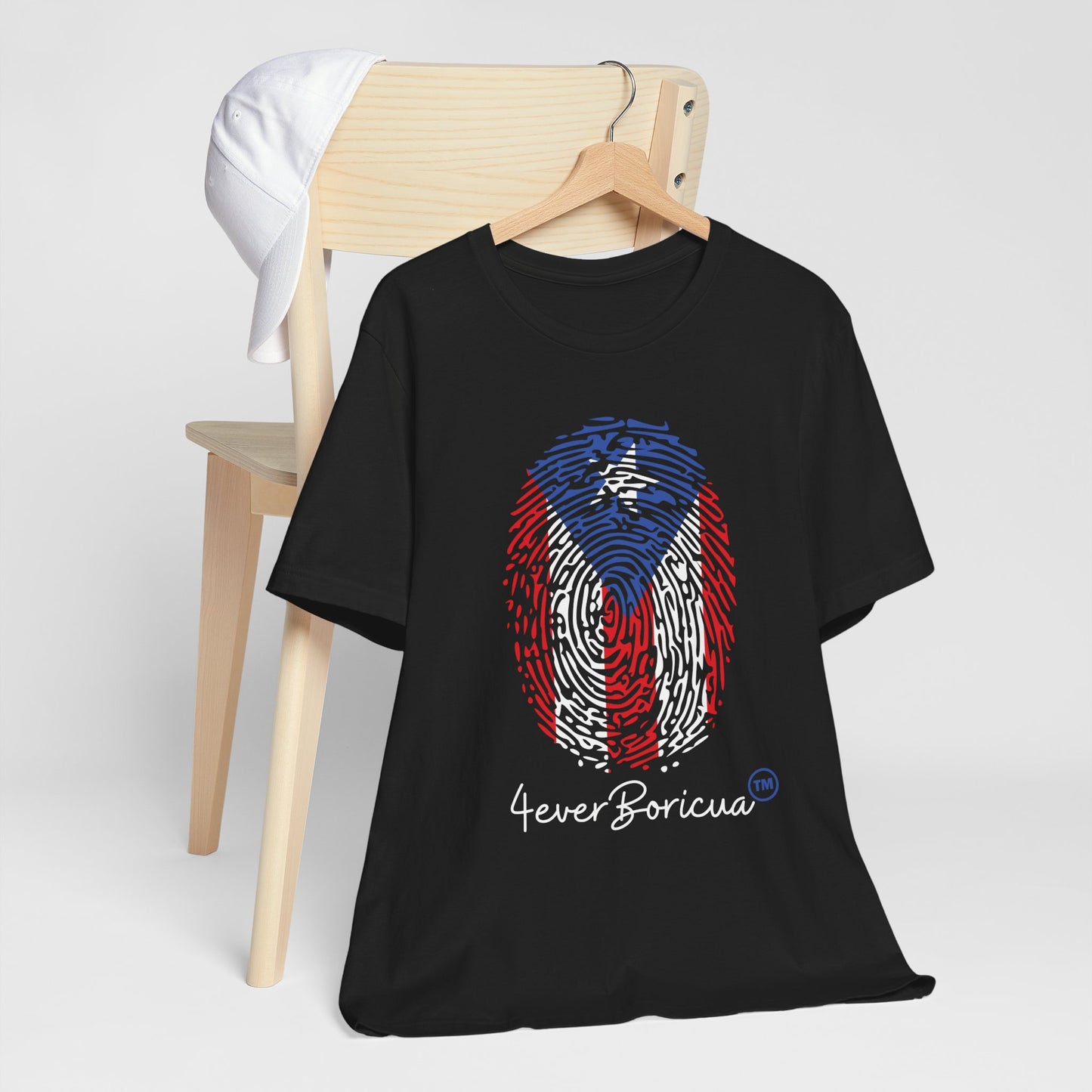 CAMISETAS PR PUERTO RICAN FLAG FINGERPRINT T-SHIRT | 4EVERBORICUA