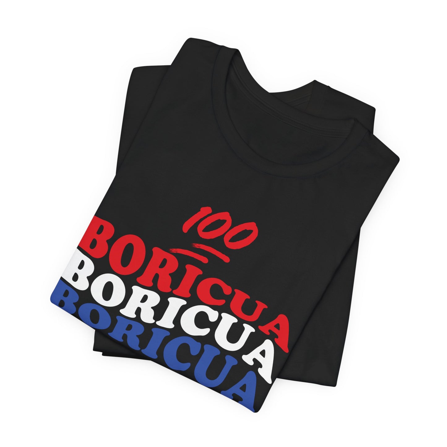 CAMISETAS PR UNISEX 100 BORICUA COQUI TAINO T-SHIRT | 4EVERBORICUA