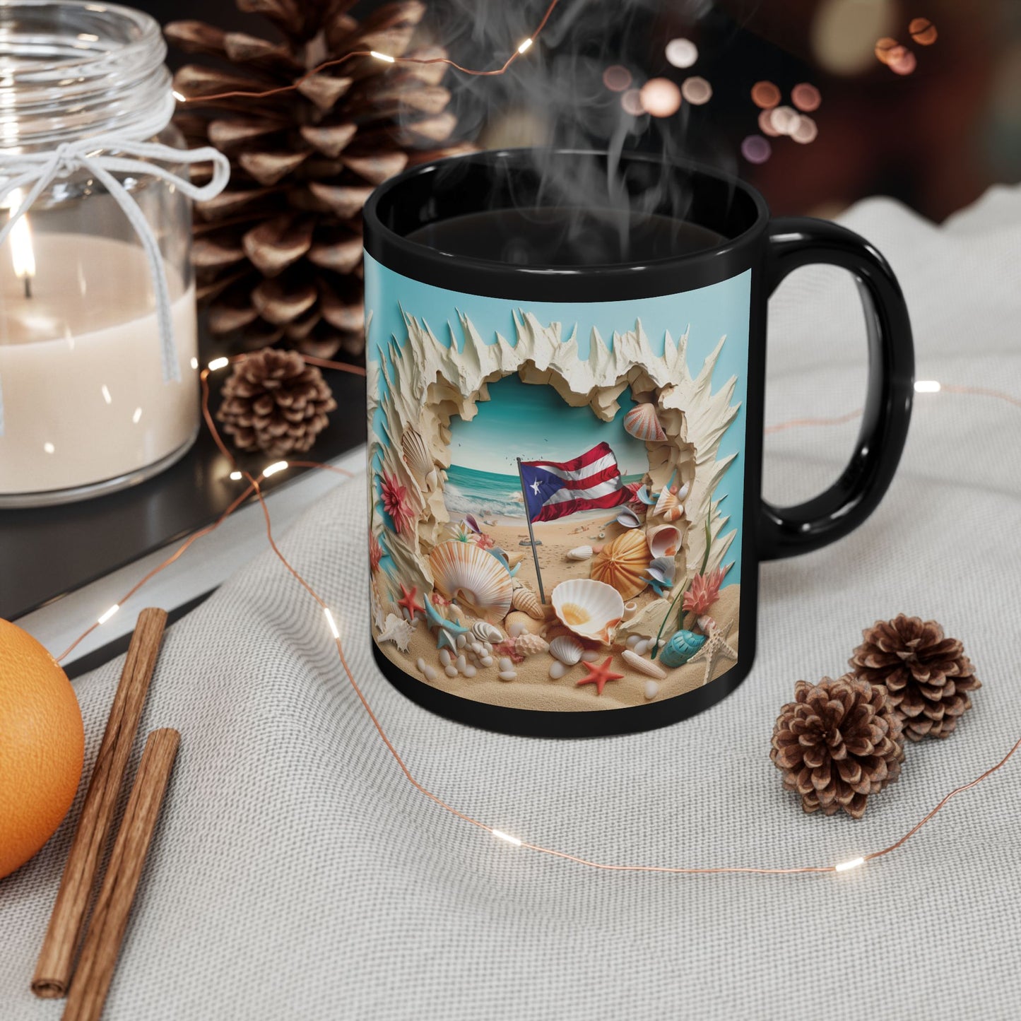 TAZA PLAYAS DE PUERTO RICO CUP COFFEE MUG | 4EVERBORICUA