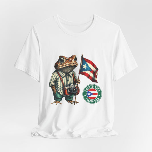 CAMISETAS PR PUERTO RICO SHIRTS SAPO CONCHO BANDERA SELLO |4EVERBORICUA