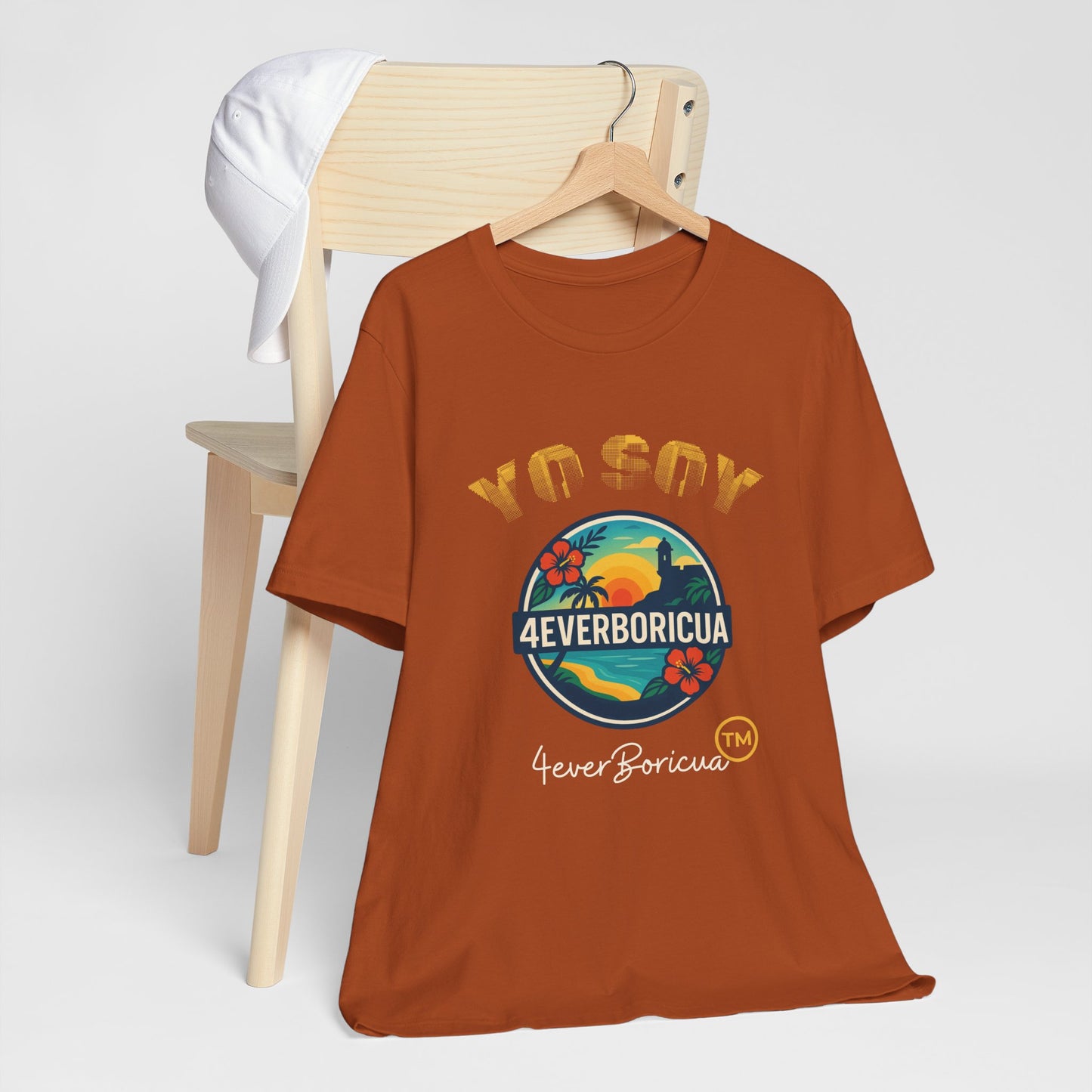 Camiseta Puerto Rico YO SOY 4EVERBORICUA Shirt Boricua Pride Tee | Autumn