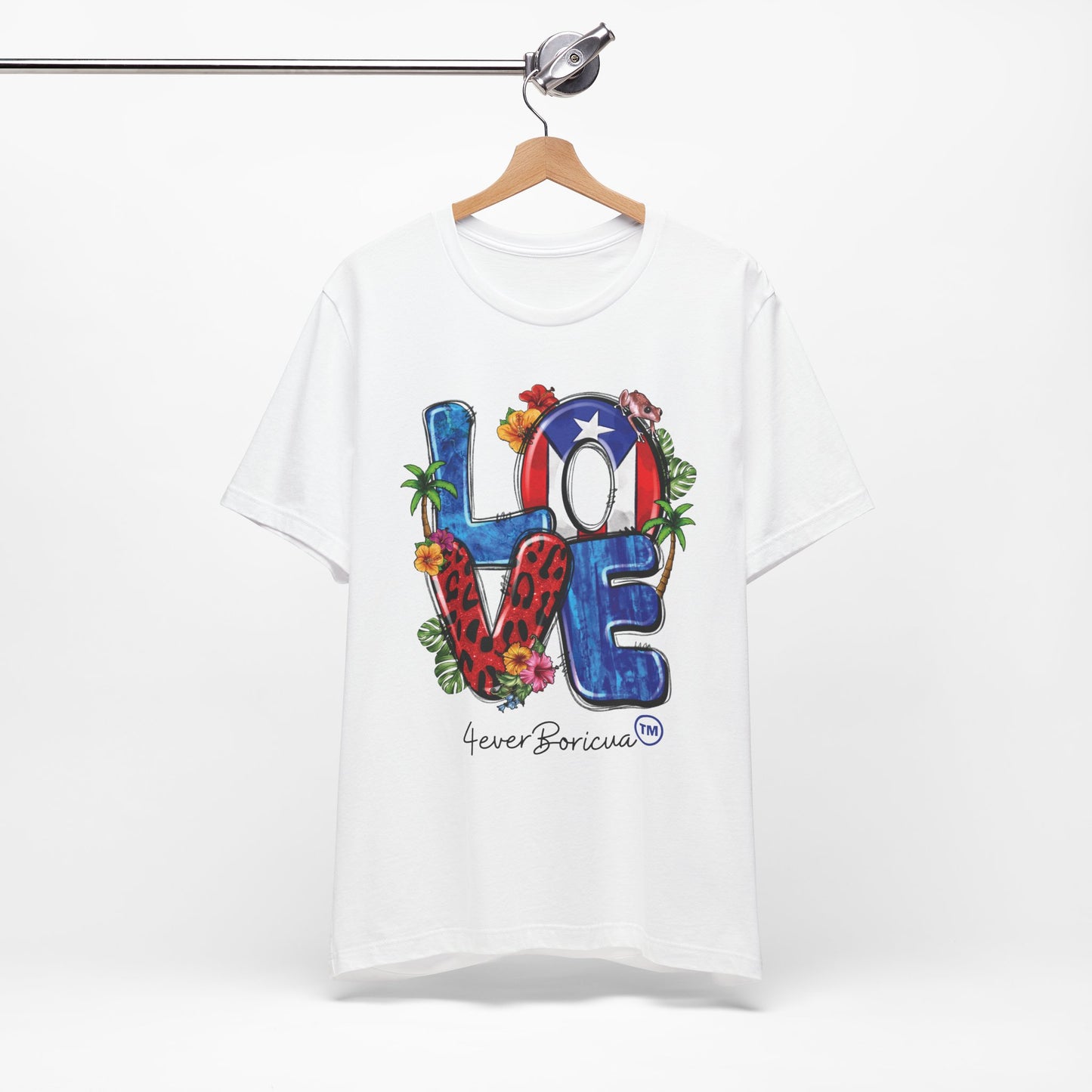 CAMISETAS PUERTO RICO SHIRTS LOVE BANDERA PR COQUI | 4EVERBORICUA