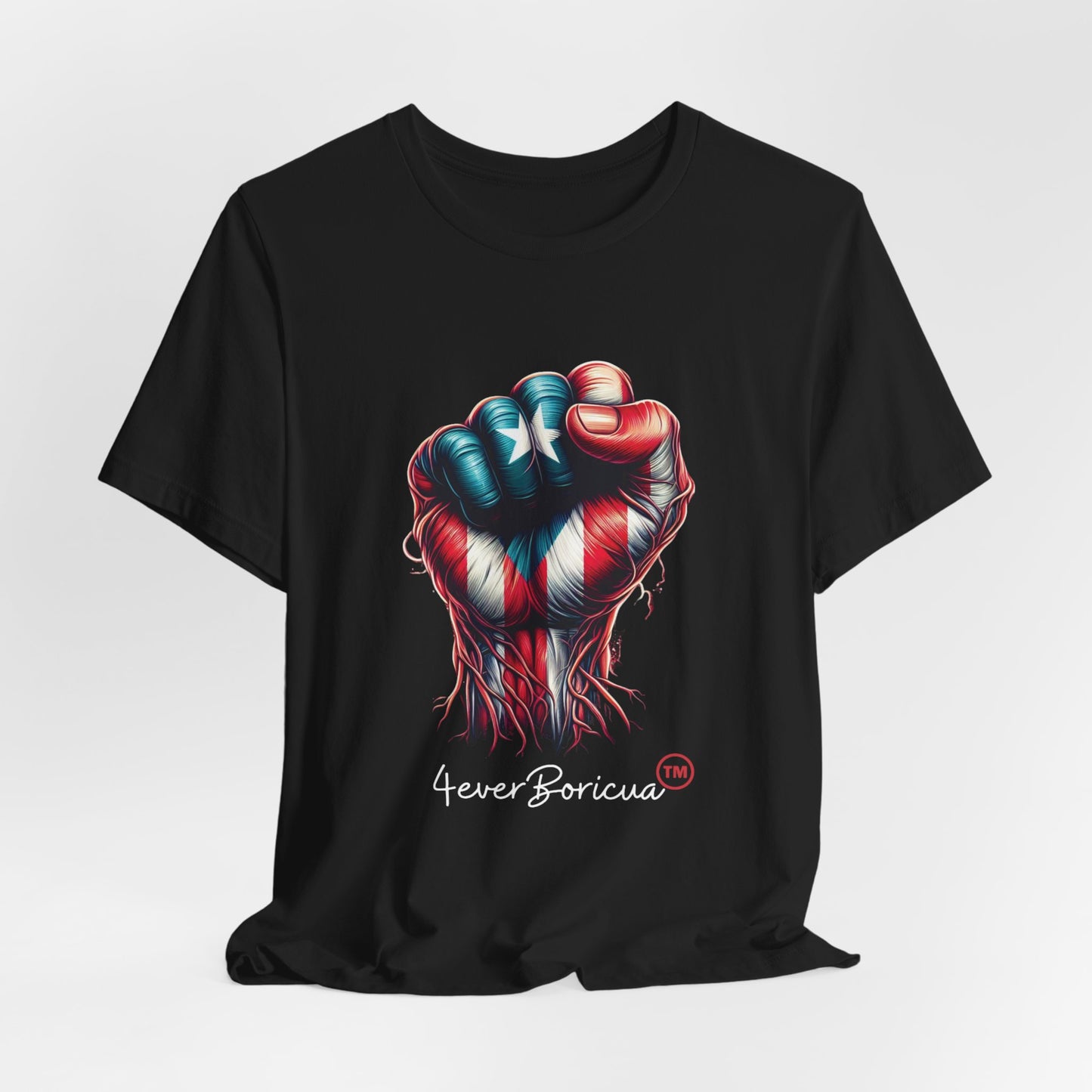 CAMISETA PUERTO RICO PUÑO BANDERA FLAG FIST HAND MANO
