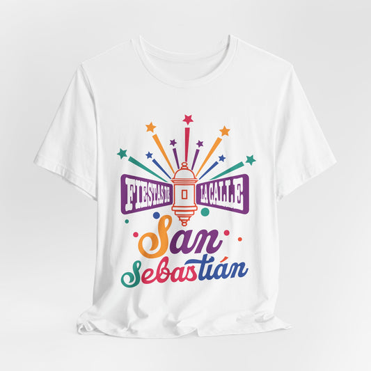 CAMISETAS PR UNISEX FIESTAS CALLE SANSEBASTIAN T-Shirts | 4EVERBORICUA