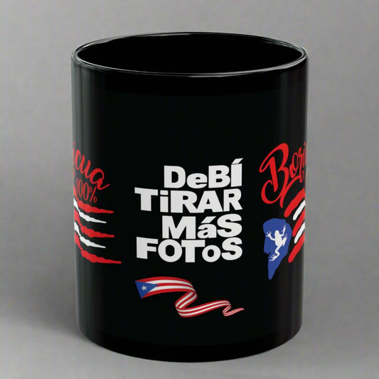 TAZA BORICUA 100% DEBI TIRAR MAS FOTOS PR CUP COFFEE MUG|4EVERBORICUA