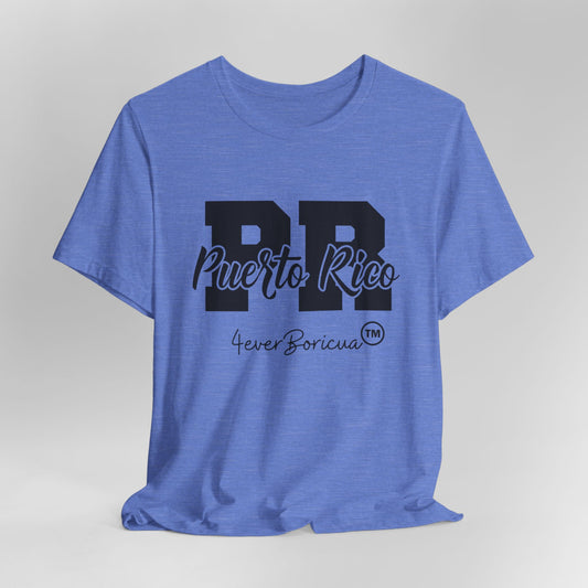 CAMISETAS PR PUERTO RICO UNISEX BLUE COLOR T-SHIRT | 4EVERBORICUA