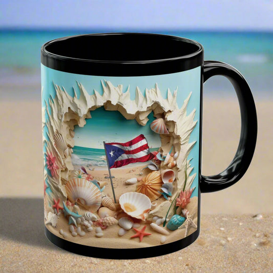 TAZA PLAYAS DE PUERTO RICO CUP COFFEE MUG | 4EVERBORICUA