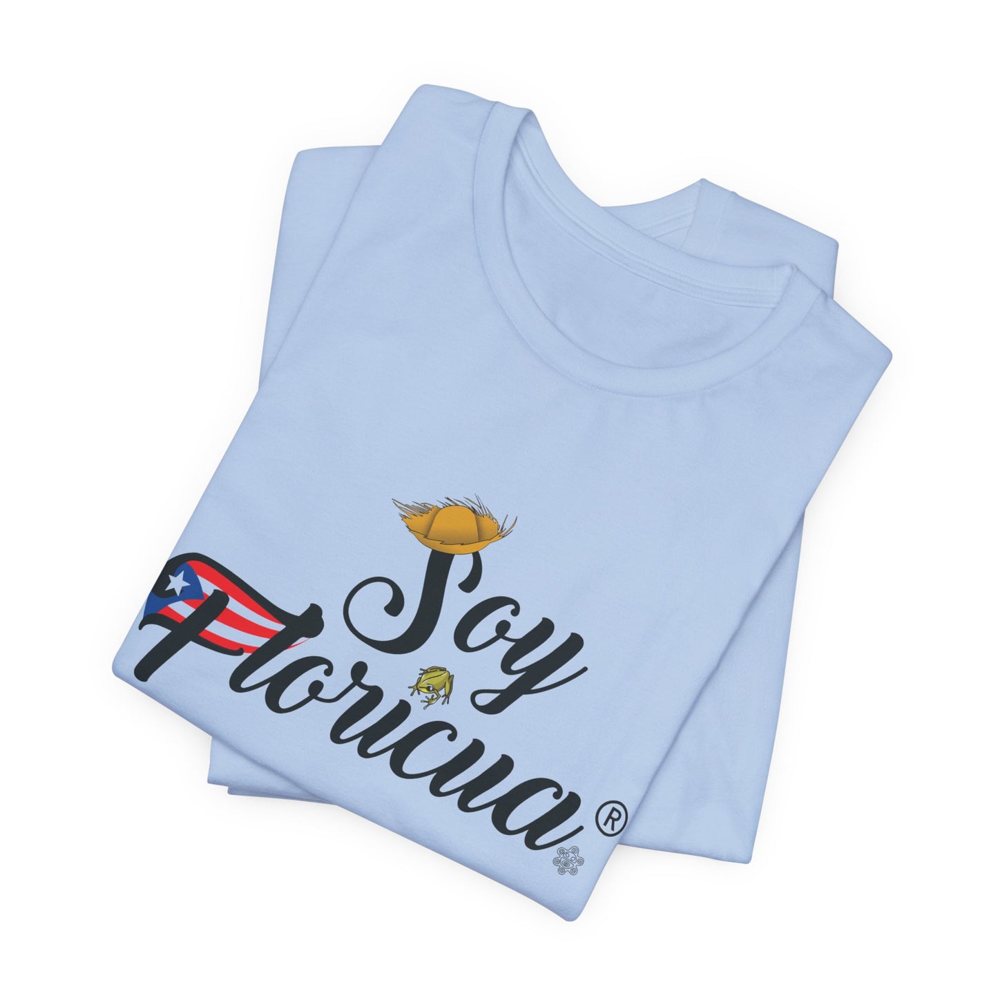 CAMISETA OFICIAL SOY FLORICUA MARCA REGISTRADA BABY BLUE |4EVERBORICUA