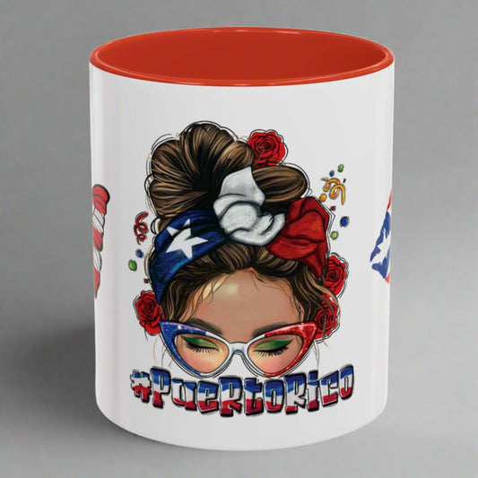 TAZA MUJER BORICUA Puerto Rican Women Cup Coffee Mug|4EVERBORICUA