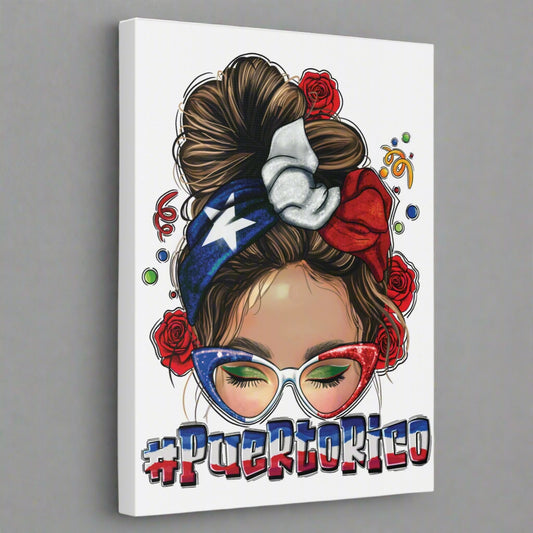 CUADRO HOMENAJE A LA MUJER BORICUA CANVAS 16X20 | 4EVERBORICUA