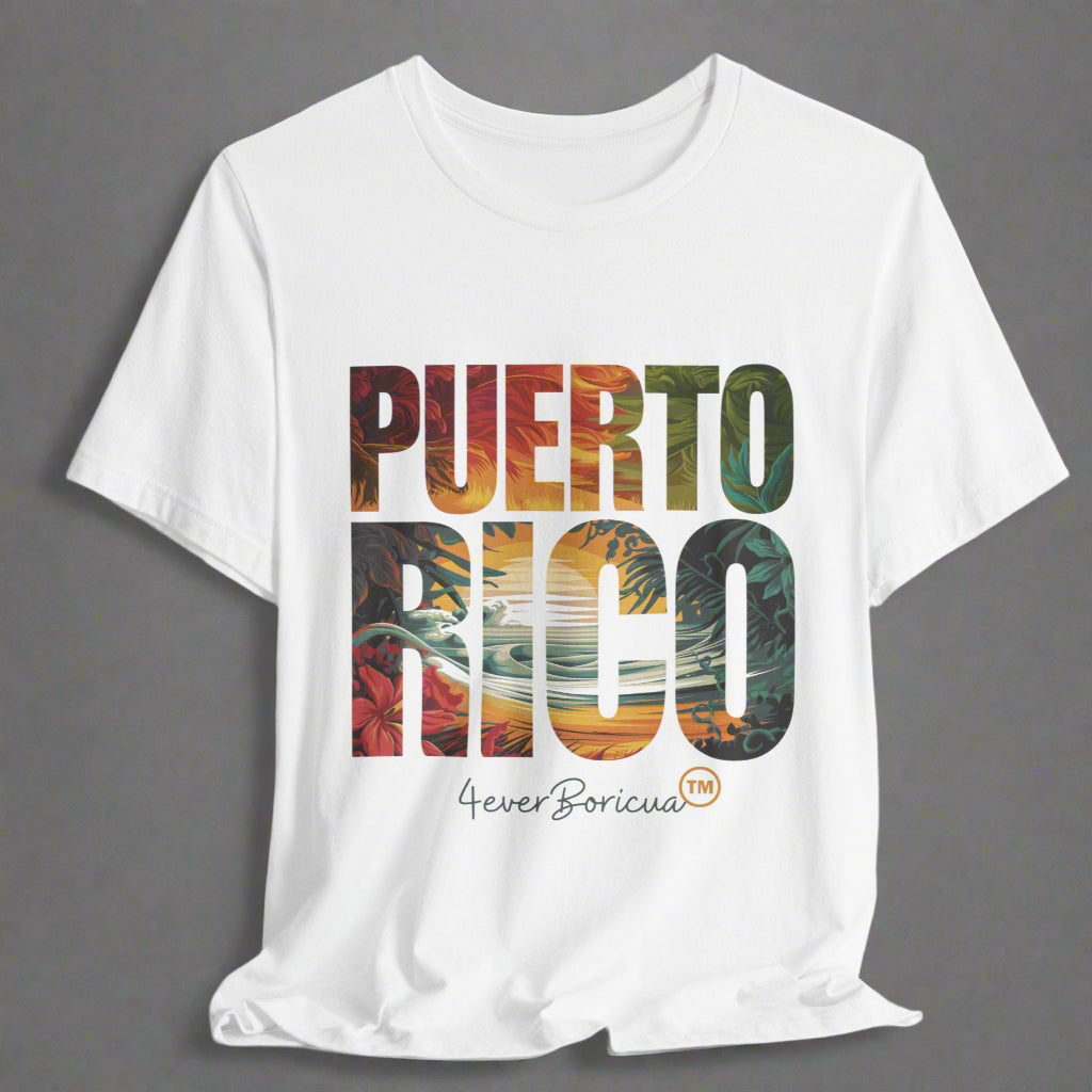 CAMISETAS TAZAS CON FRASE PR PUERTO RICO Variedad de Colores | 4EVERBORICUA
