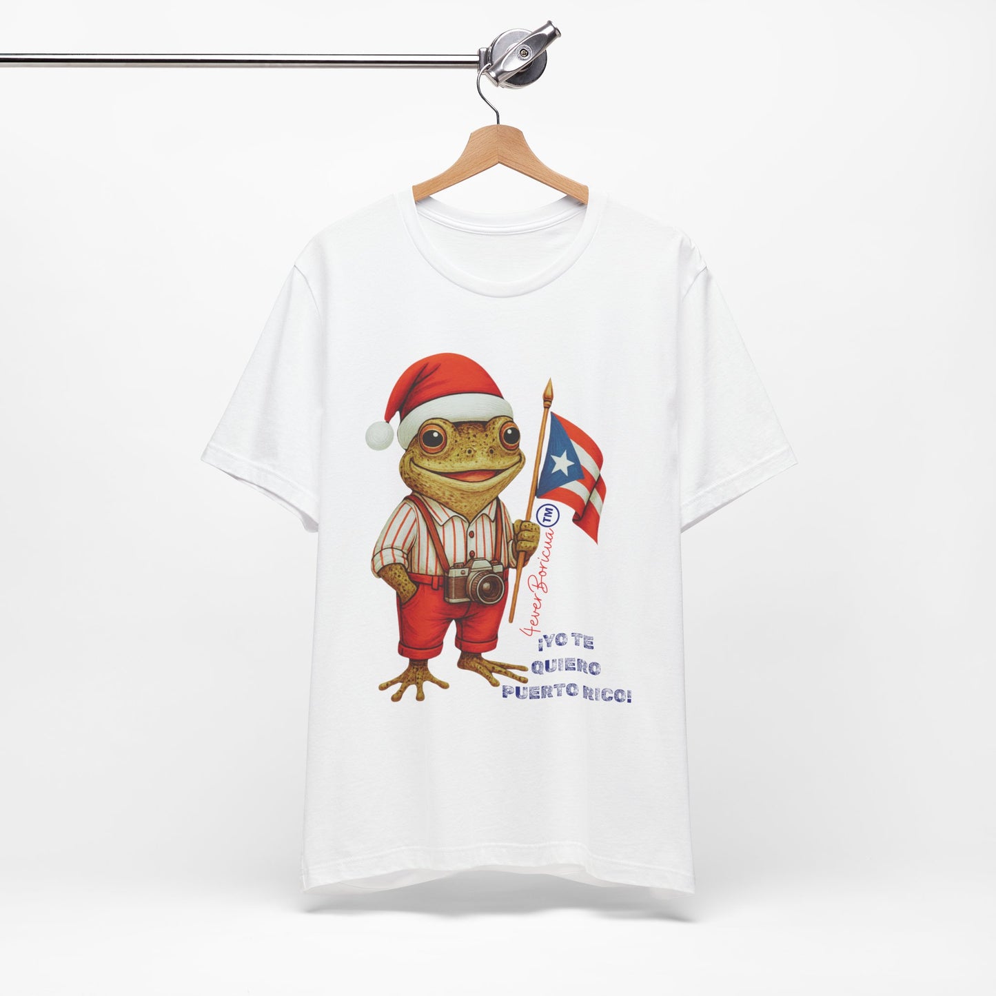 CAMISETA NAVIDAD SAPO CONCHO Christmas Shirt Yo Te Quiero Puerto Rico | Diseño Exclusivo 4everBoricua