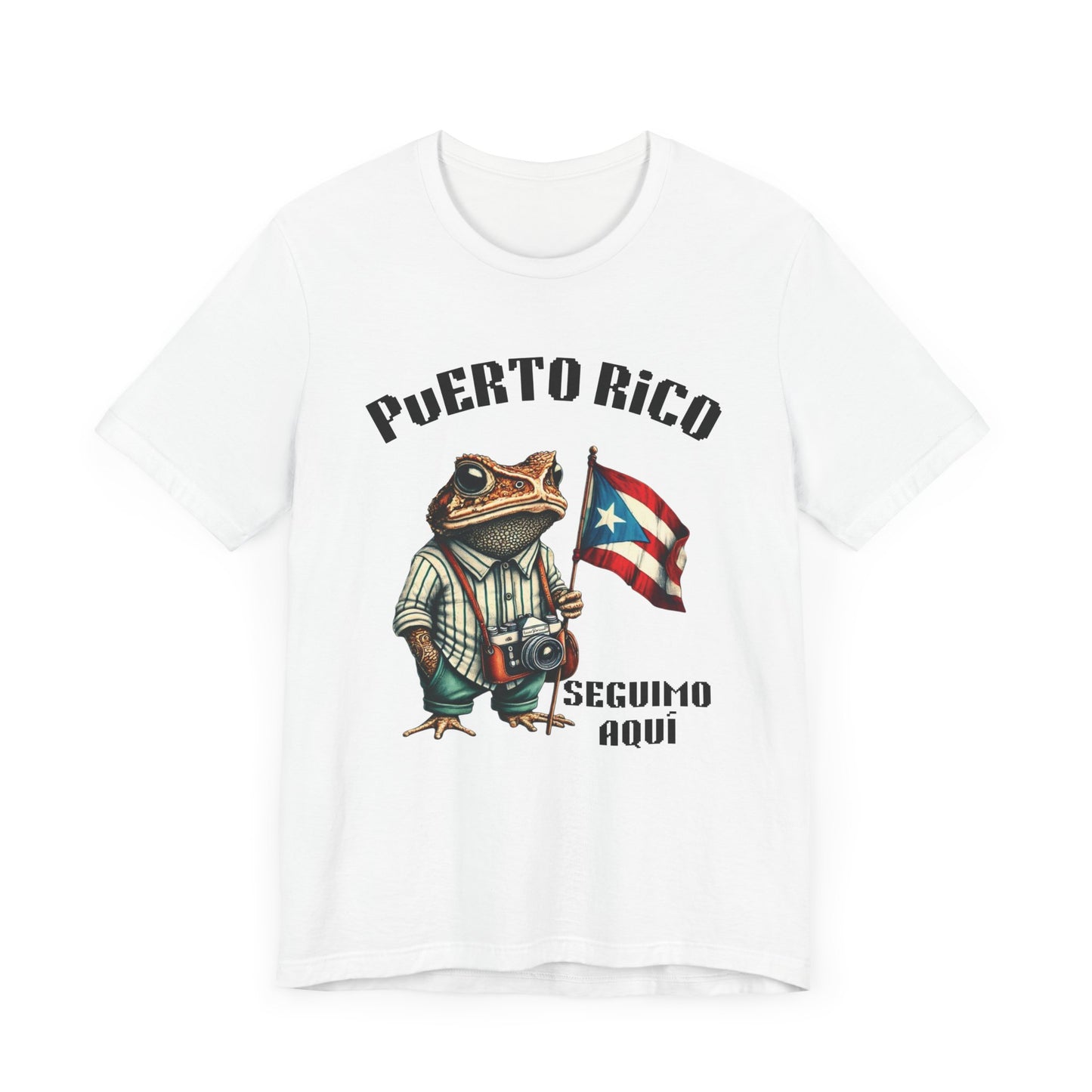 CAMISETA PR Unisex SAPO CONCHO DTMF SEGUIMO AQUÍ T-Shirt | 4EVERBORICUA