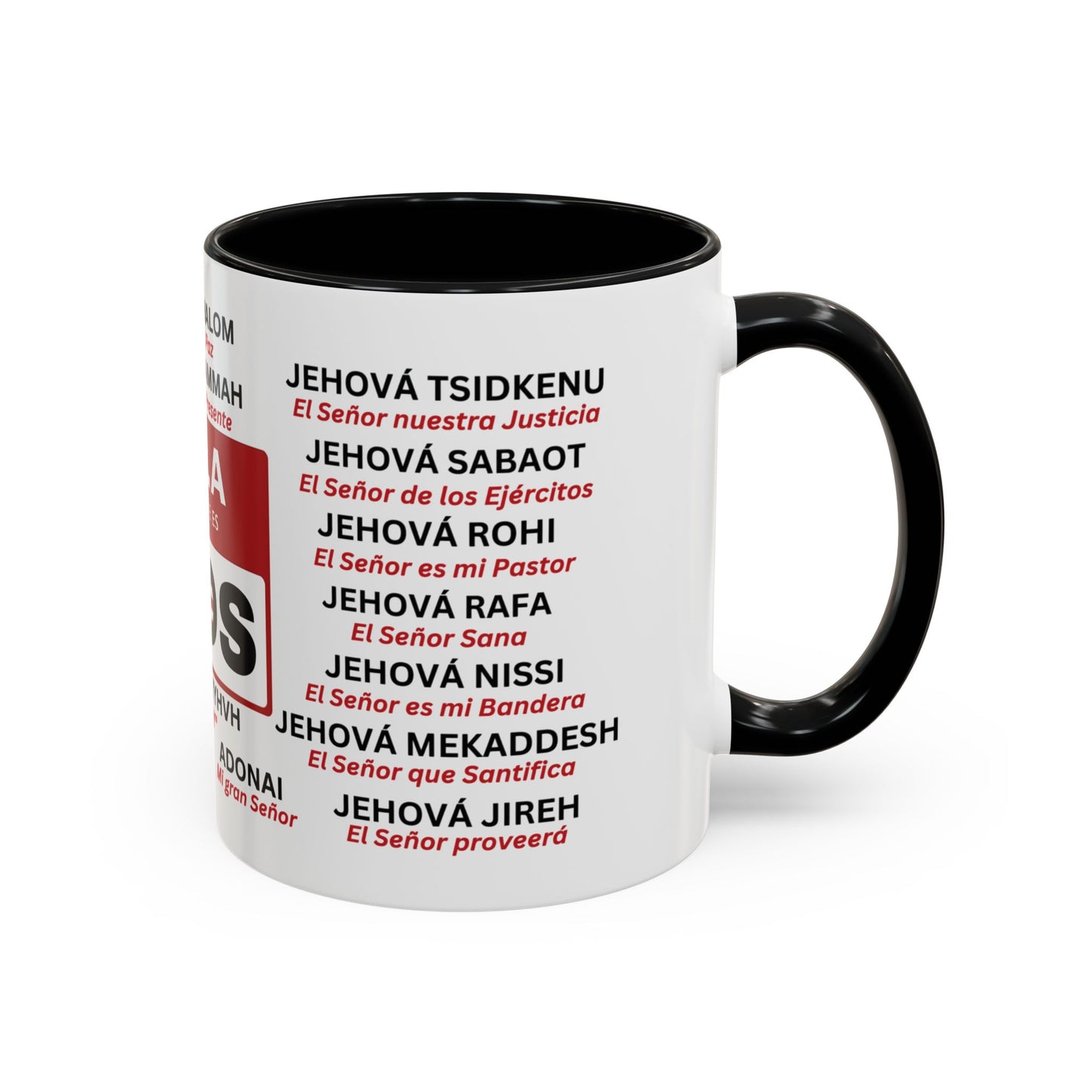 TAZA COFFEE MUG PUERTO RICO - 21 NOMBRES DE DIOS | 4EVERBORICUA
