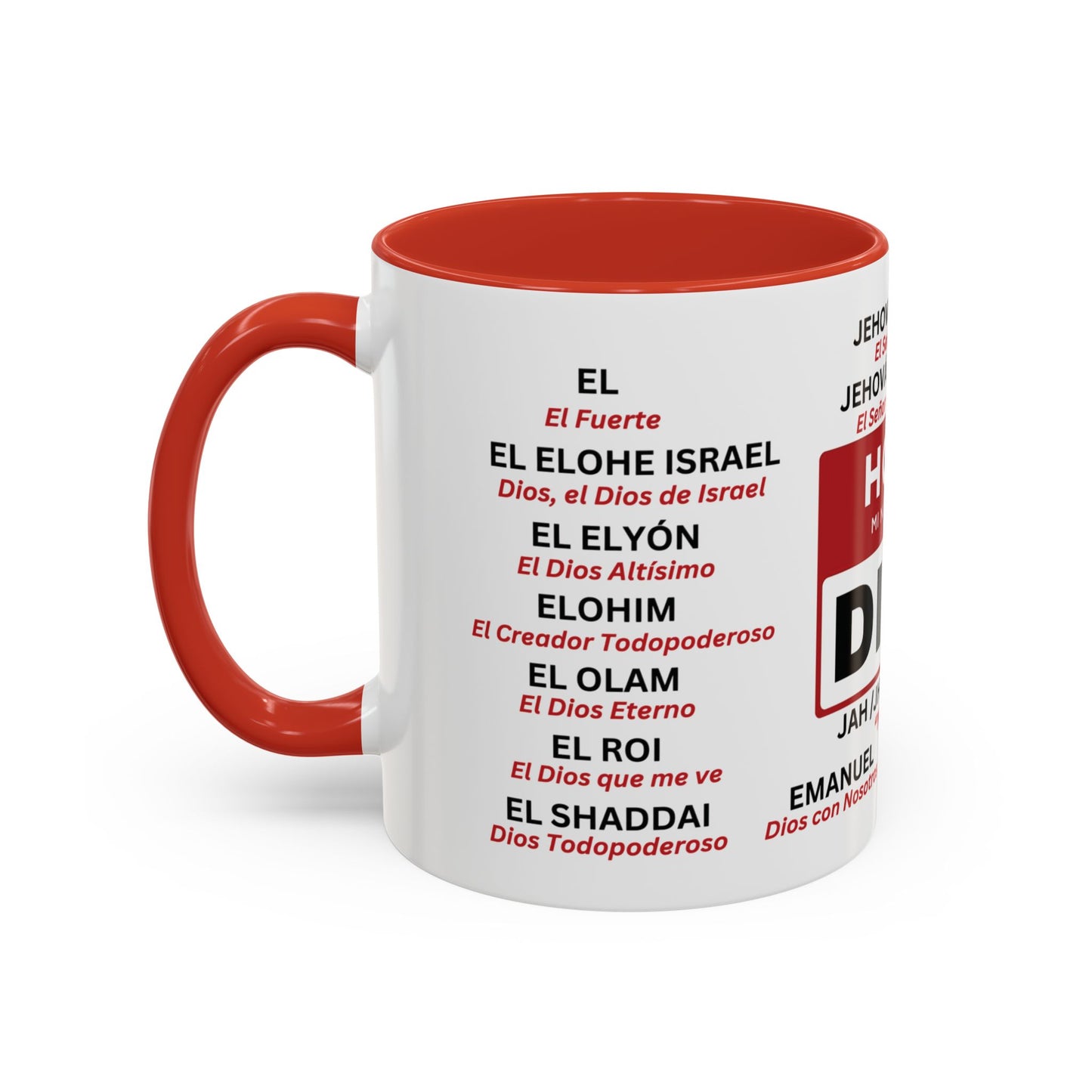 TAZA COFFEE MUG PUERTO RICO - 21 NOMBRES DE DIOS | 4EVERBORICUA