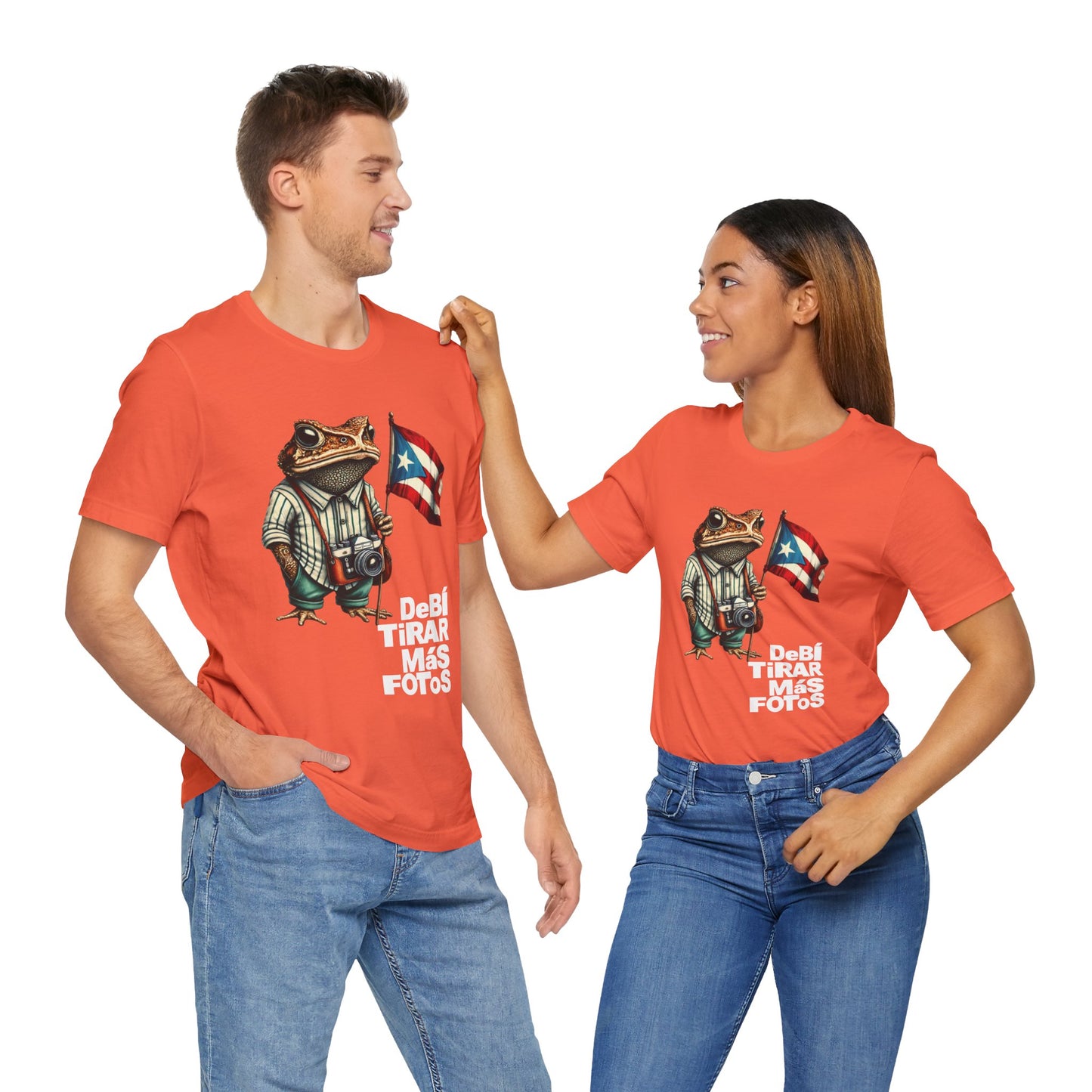 Camiseta PUERTO RICO Unisex Coral SAPO CONCHO DTMF T-shirt |4EVERBORICUA