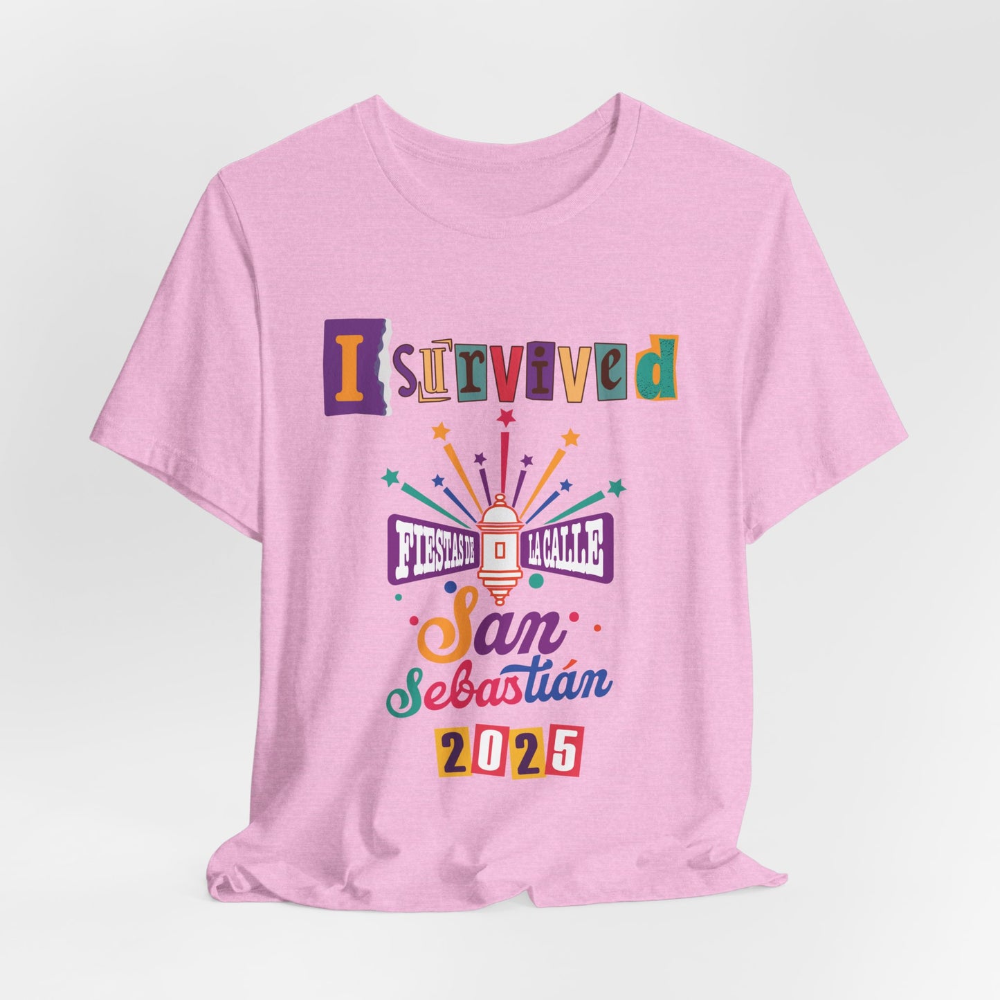 CAMISETAS PR UNISEX I SURVIVED FIESTAS DE LA SANSE 2025 T-Shirt Many Colors
