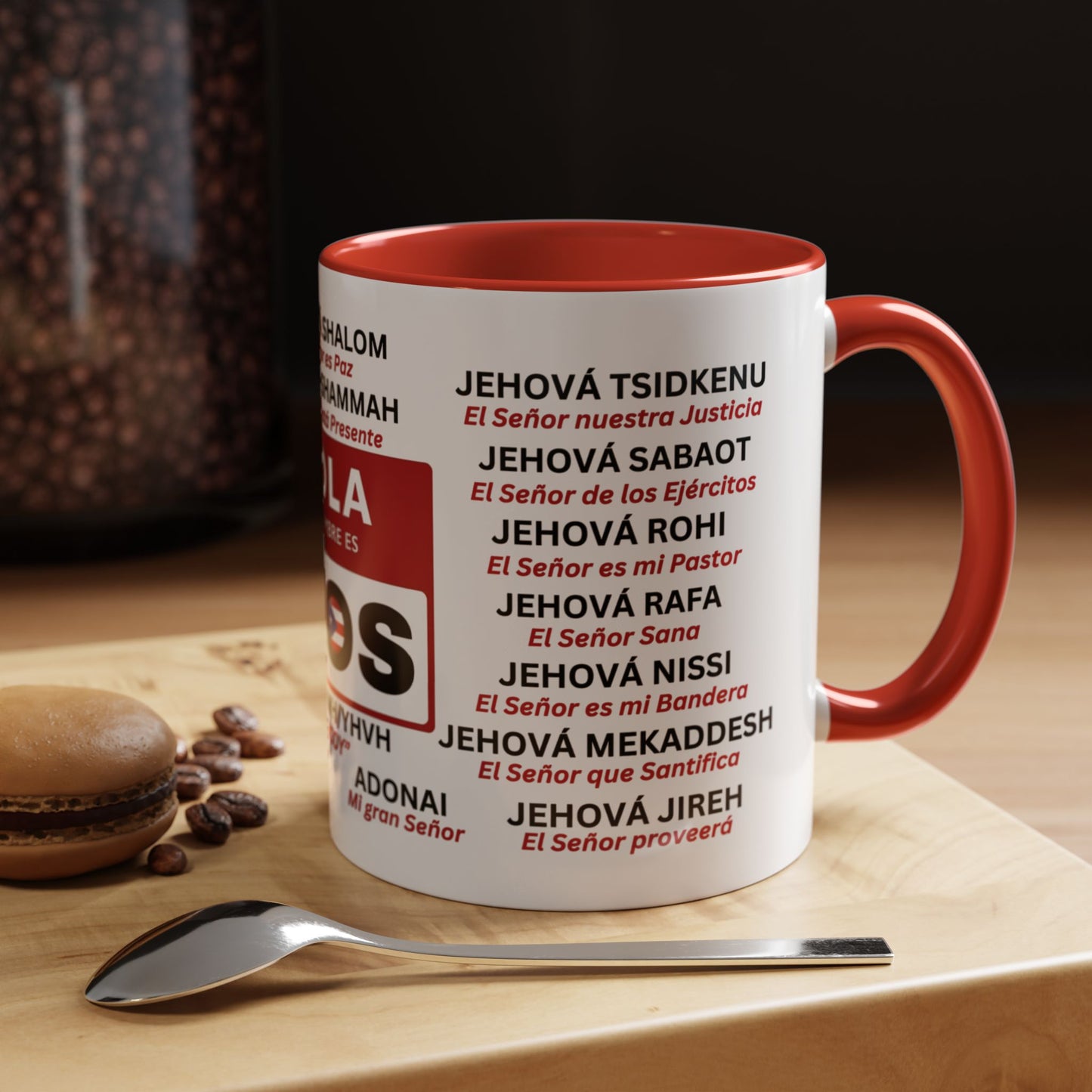 TAZA COFFEE MUG PUERTO RICO - 21 NOMBRES DE DIOS | 4EVERBORICUA
