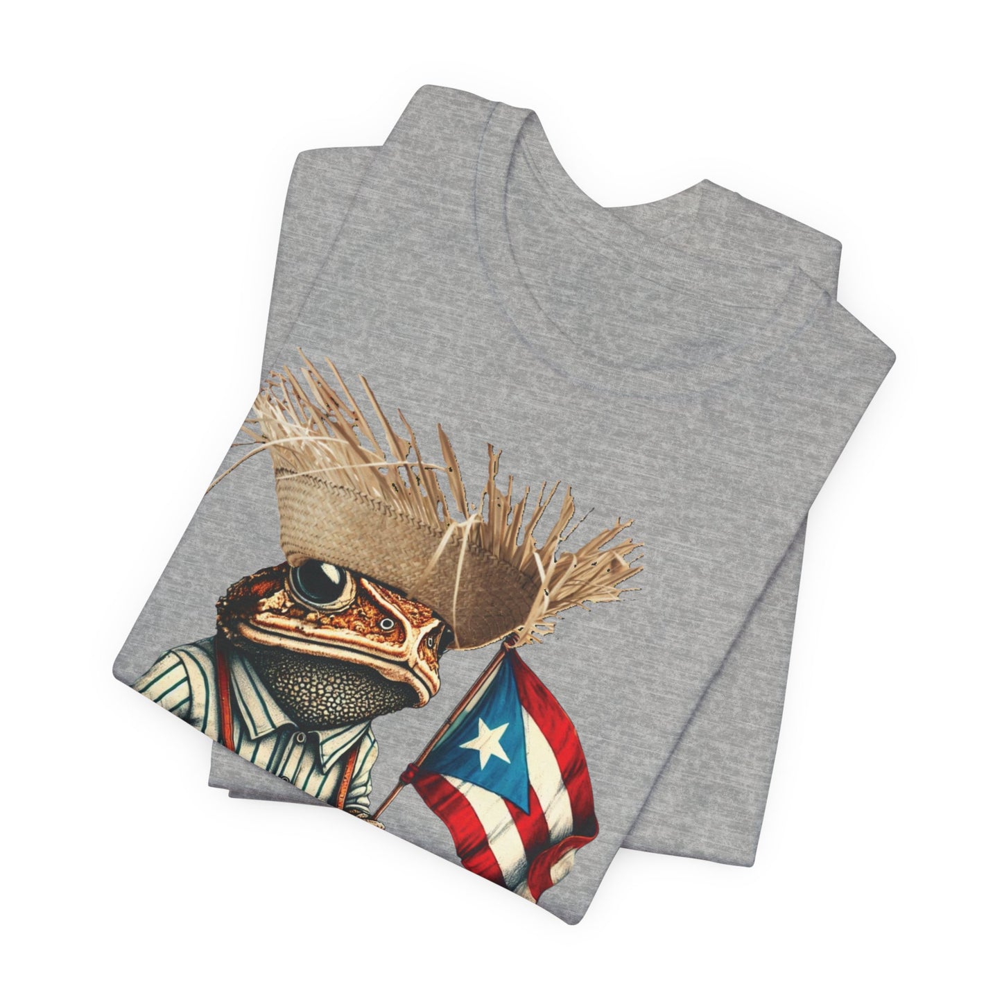 ACHO PR ES OTRA COSA SAPO CONCHO Camisetas Puerto Rico Shirts Unisex Gris | 4EVERBORICUA