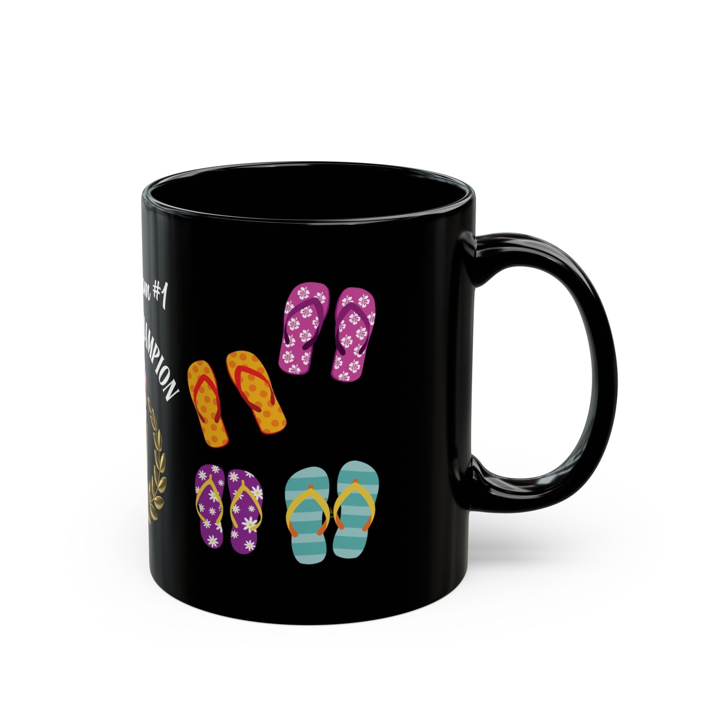 P.R. Mom #1 Chancla Champion Funny Mug | Tazas Mamá | Regalos Días de las Madres