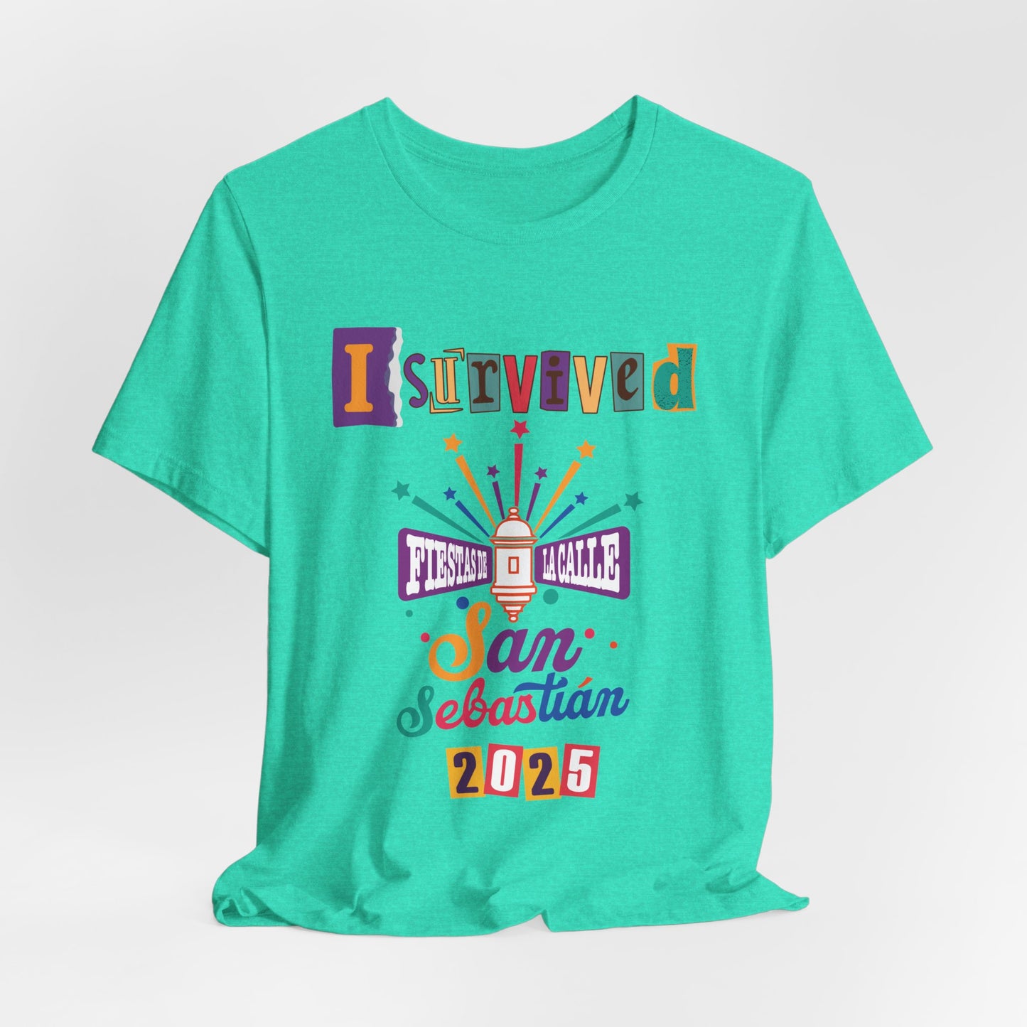 CAMISETAS PR UNISEX I SURVIVED FIESTAS DE LA SANSE 2025 T-Shirt Many Colors