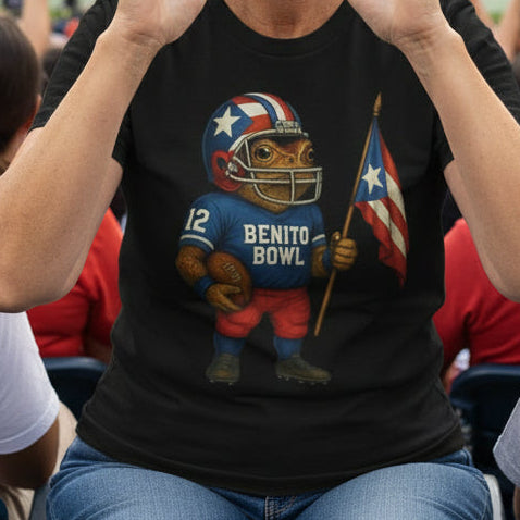 Trending! BENITO BOWL Puerto Rico Sapo Concho Shirt | Exclusive 4everBoricua™ Design | Unisex Tee | Different Colors