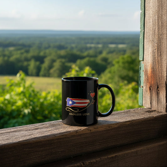 MUG PUERTO RICO ENDLESS LOVE - Taza Diáspora PR Diseño Exclusivo | 4eveBoricua