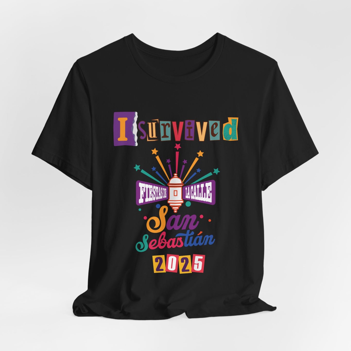 CAMISETAS PR UNISEX I SURVIVED FIESTAS DE LA SANSE 2025 T-Shirt Many Colors