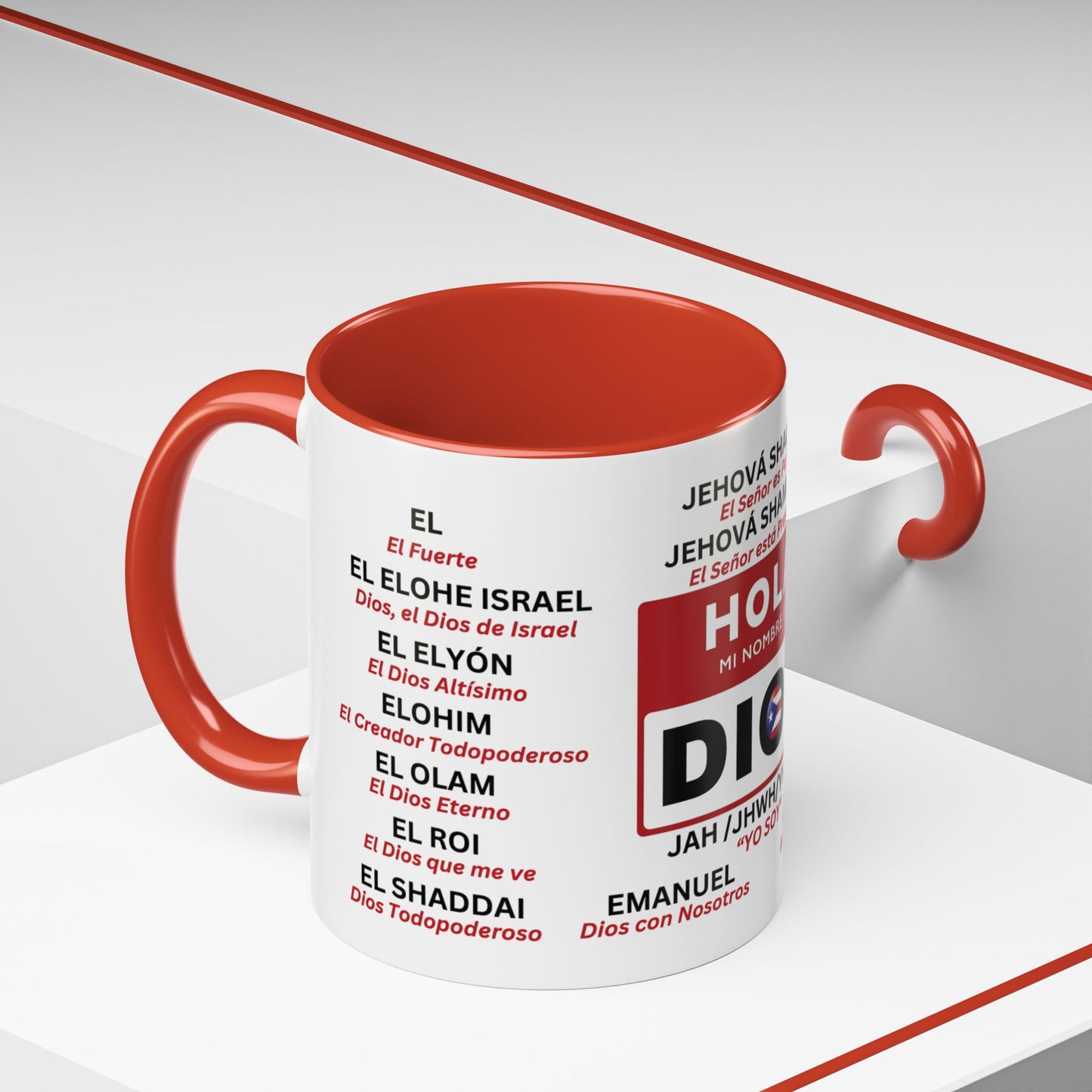 TAZA COFFEE MUG PUERTO RICO - 21 NOMBRES DE DIOS | 4EVERBORICUA