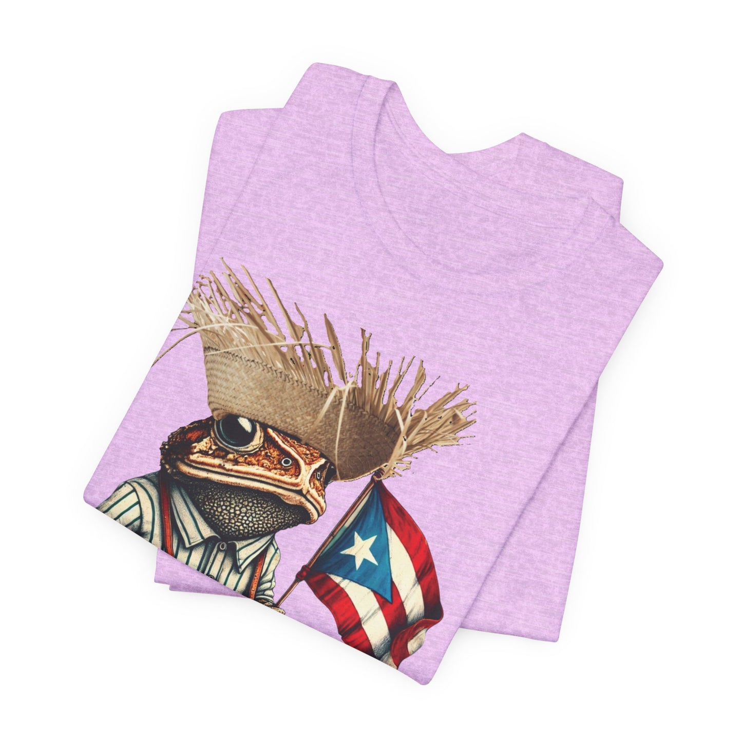 ACHO PR ES OTRA COSA SAPO CONCHO Camisetas Puerto Rico Shirts Lilac | 4EVERBORICUA
